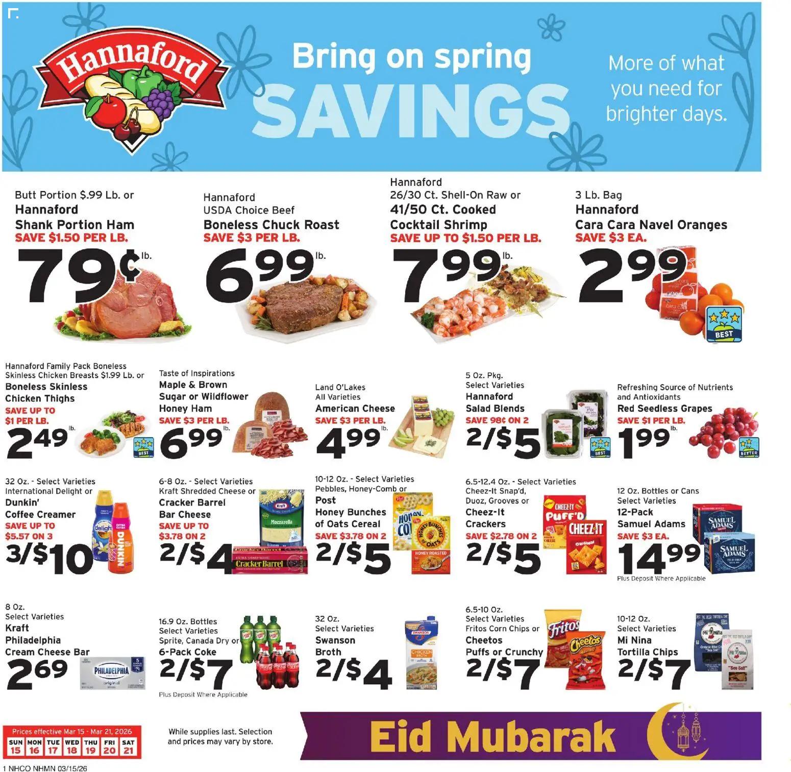 hannaford - Hannaford Weekly Ad - 03/15 - 03/21 2026