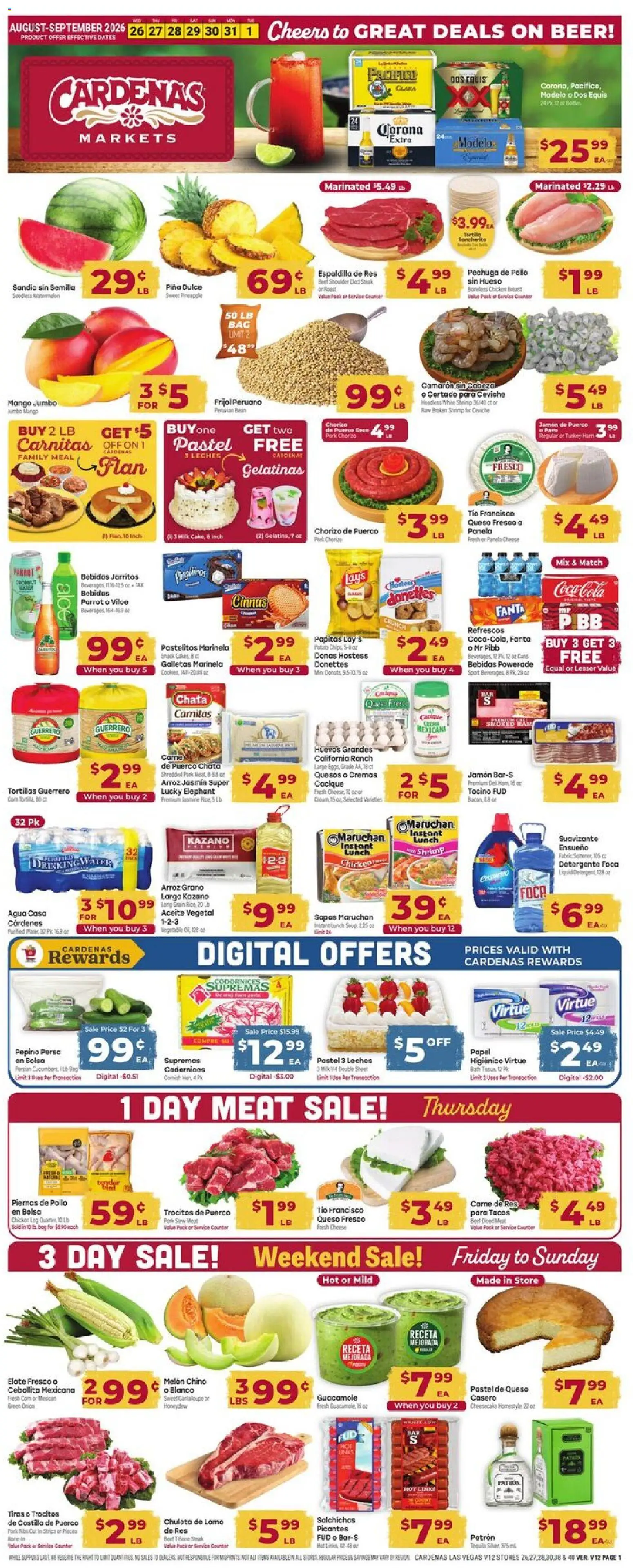 cardenas - Cardenas Weekly Ad - 08/26 - 09/01 2026 - page: 1