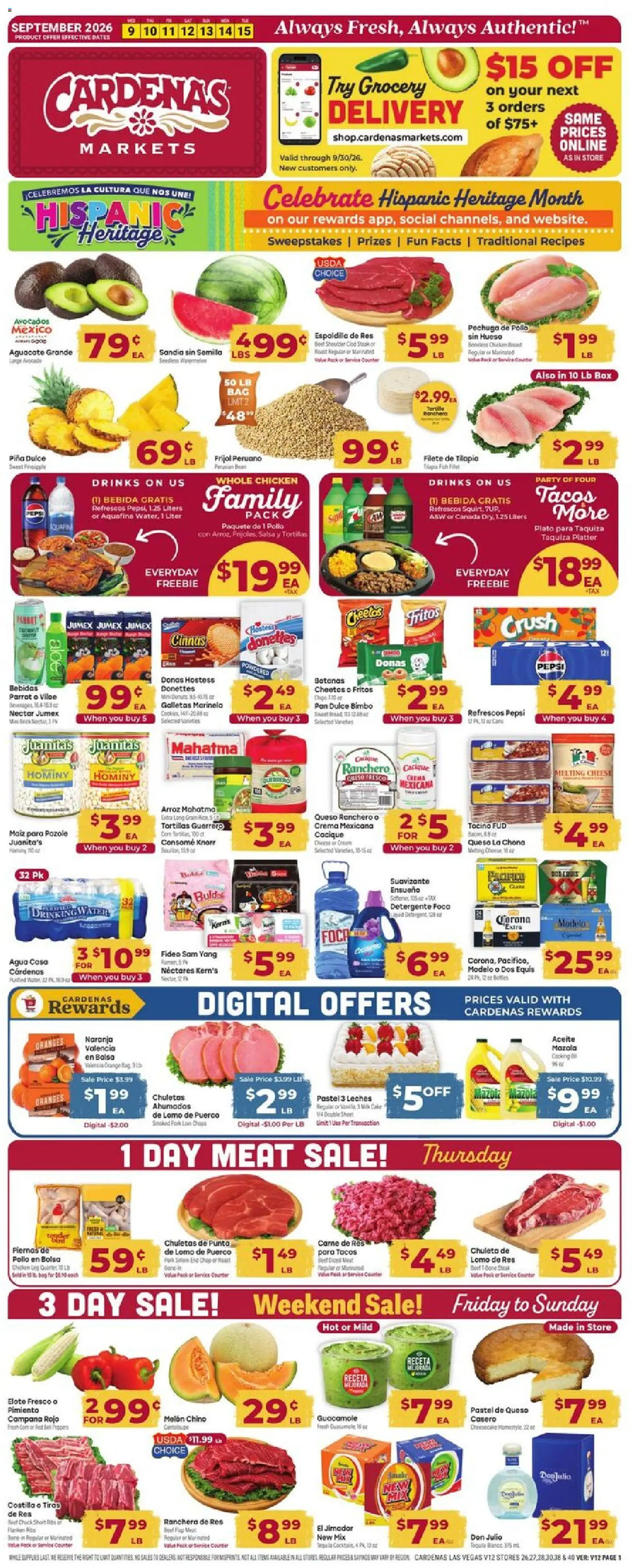 cardenas - Cardenas Weekly Ad - 09/09 - 09/15 2026