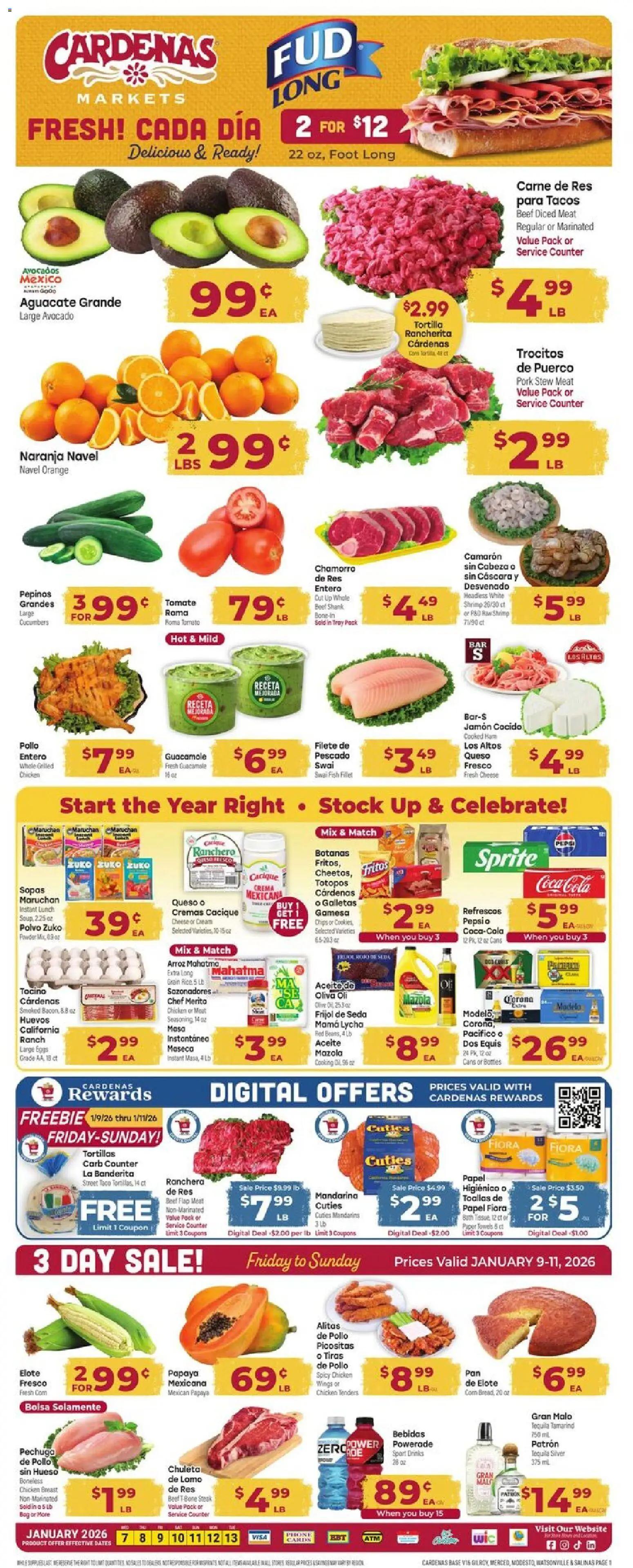 cardenas - Cardenas Weekly Ad - CA - 01/07 - 01/13 2026
