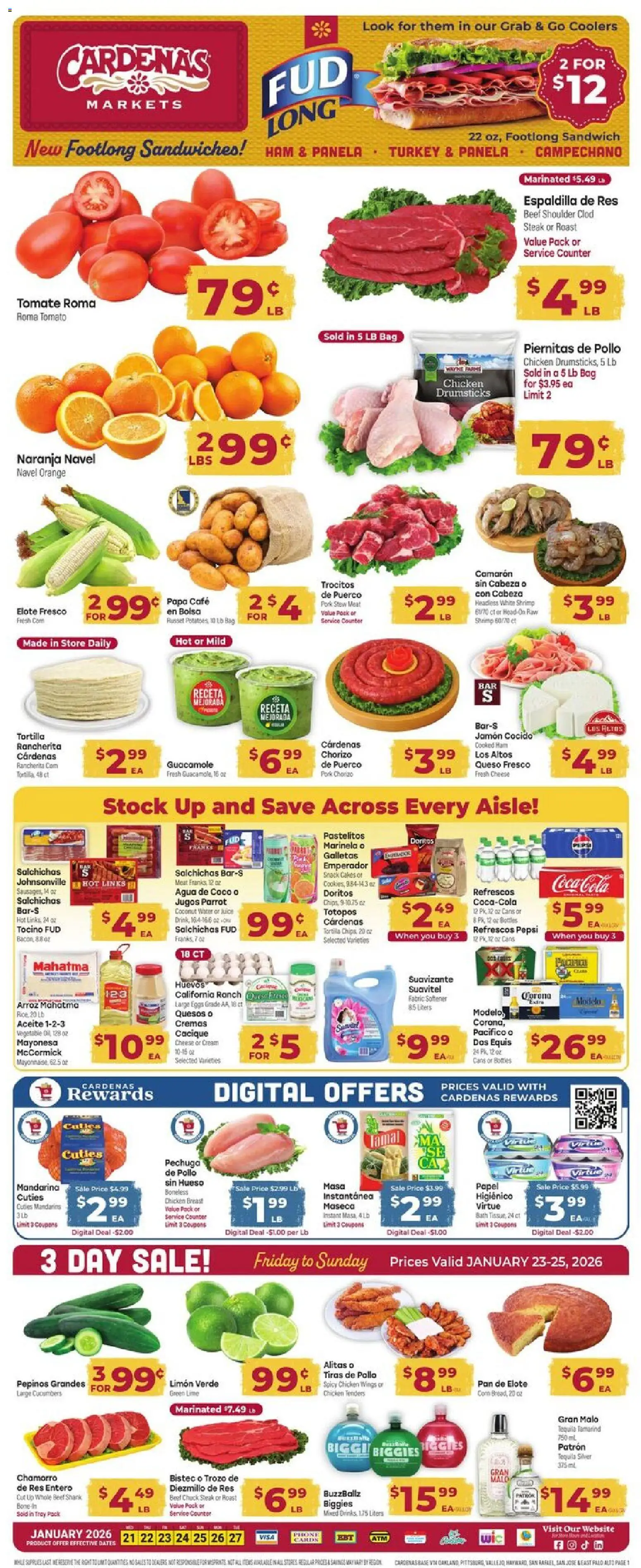 cardenas - Cardenas Weekly Ad - CA - 01/21 - 01/27 2026