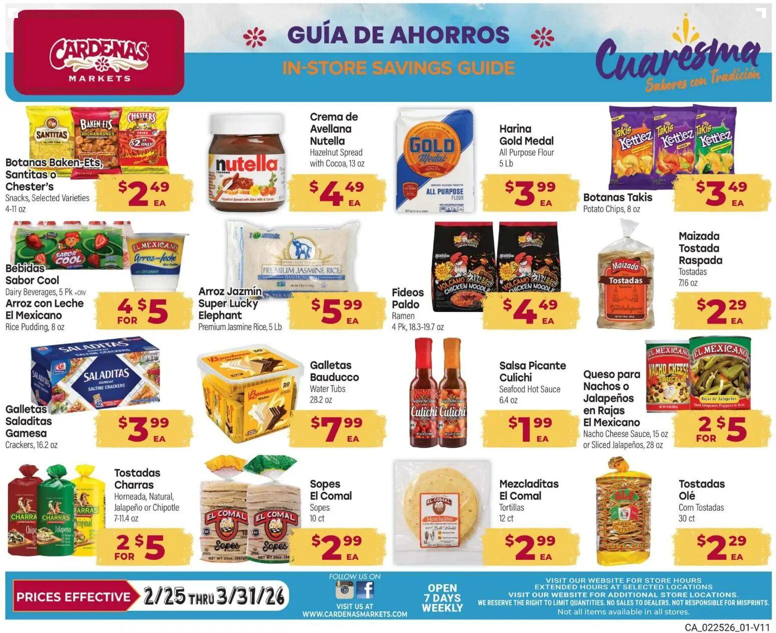 cardenas - Cardenas Monthly Ad - 02/25 - 03/31 2026