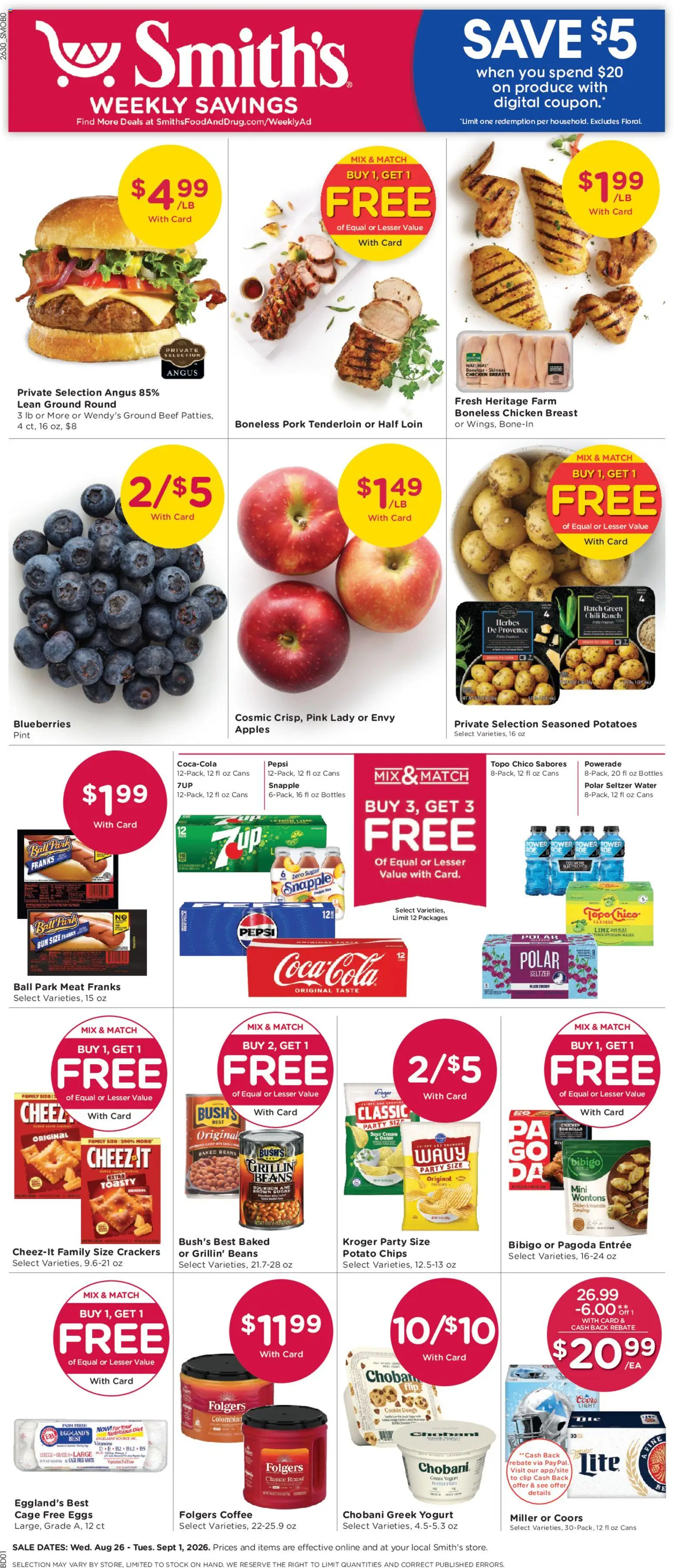 smiths - Smith's Weekly Ad - 08/26 - 09/01 2026