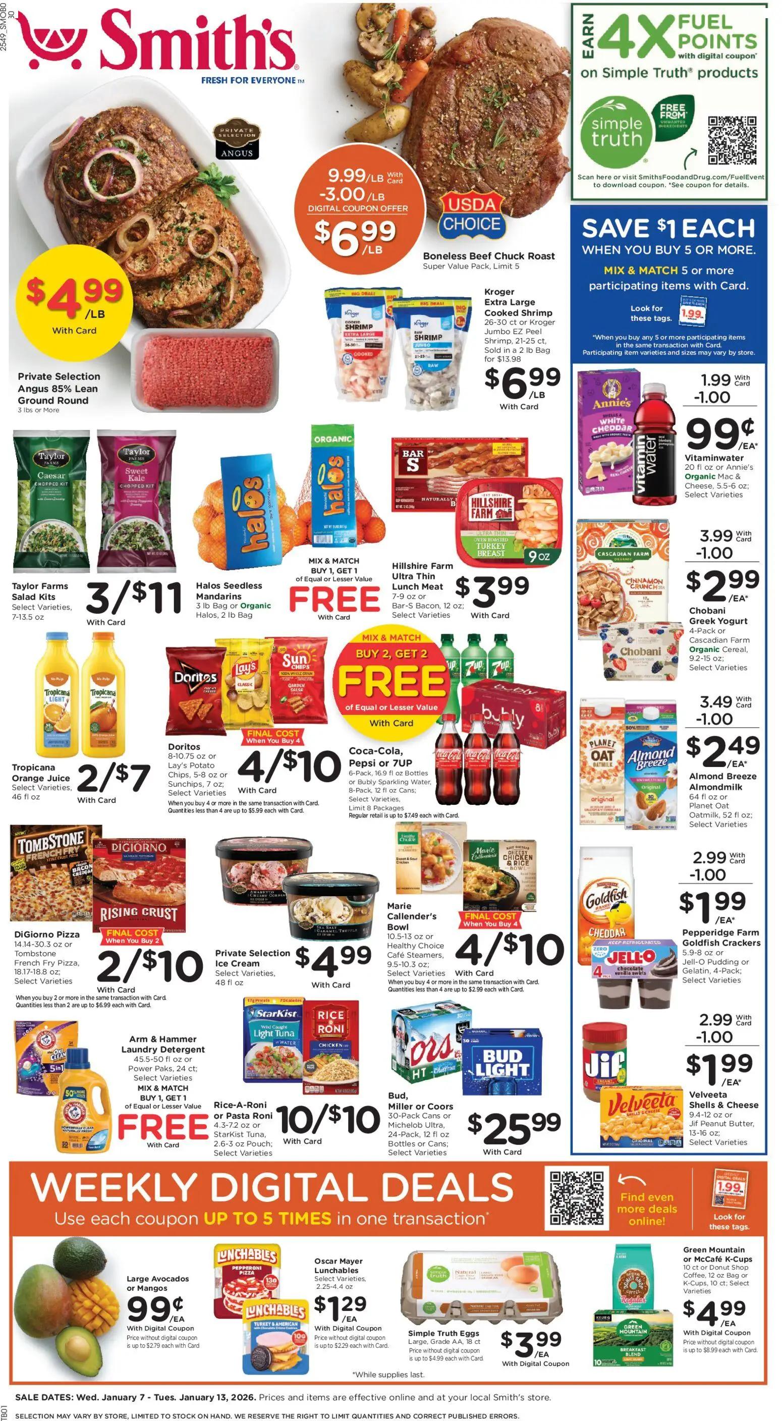 smiths - Smith's Weekly Ad - ID - 01/07 - 01/13 2026