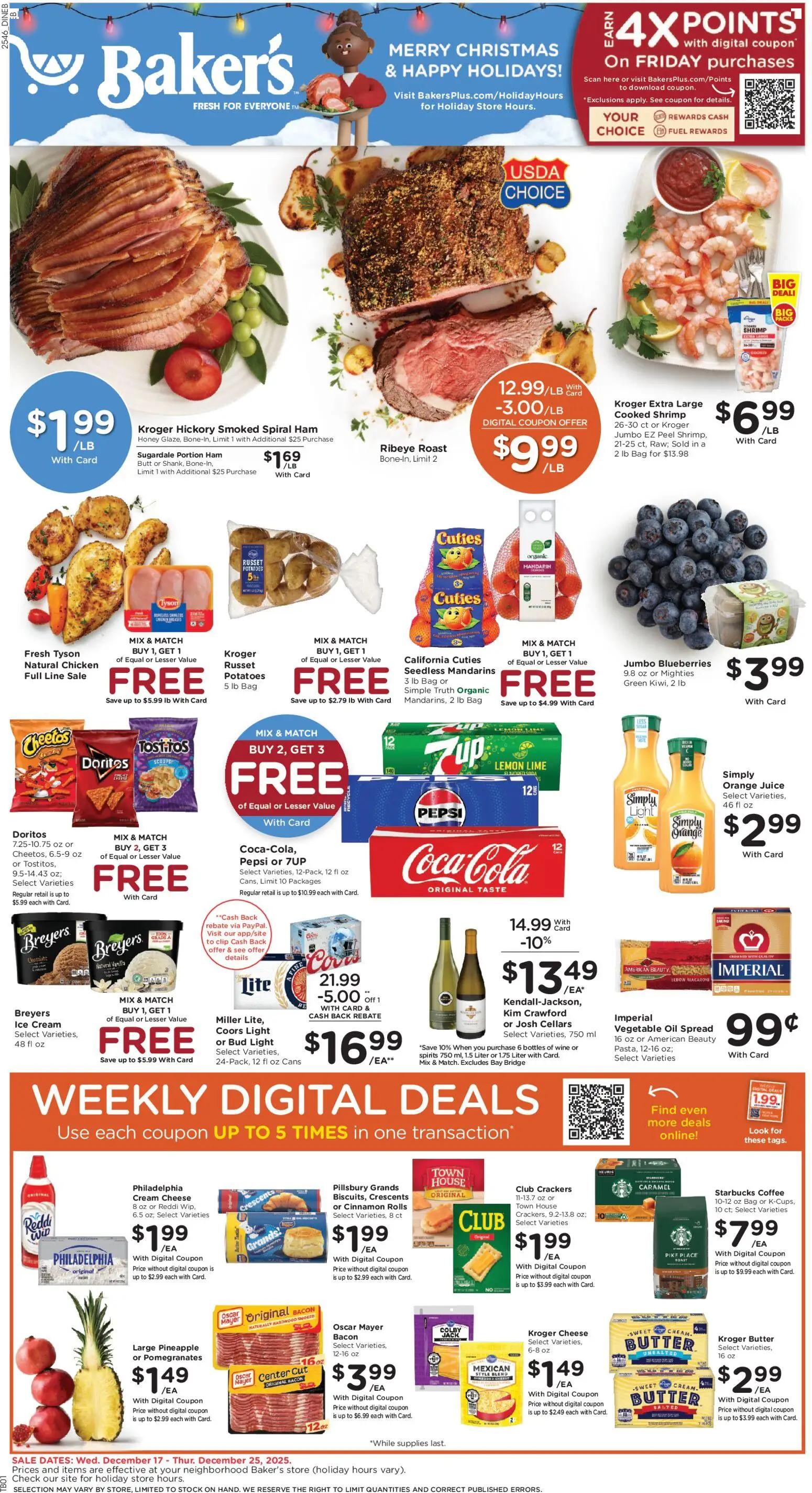 bakers - Baker's Weekly Ad - NE - 12/17 - 12/25 2025