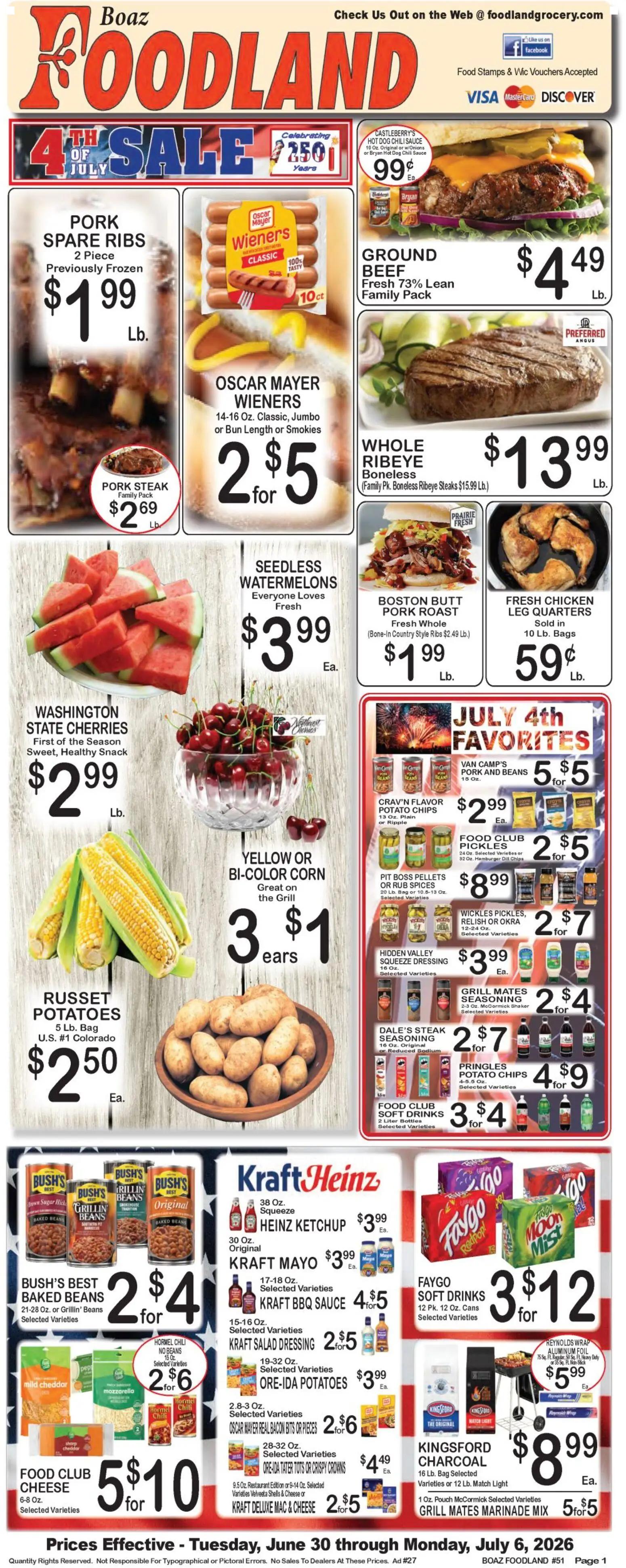 foodland - Foodland Weekly Ad - 06/30 - 07/06 2026