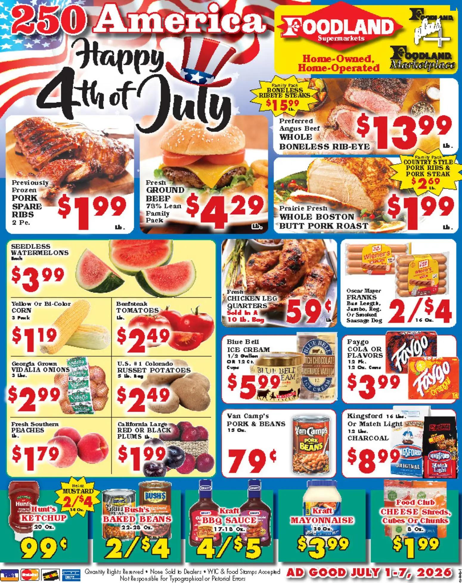 foodland - Foodland Weekly Ad - Supermarkets - 07/01 - 07/07 2026