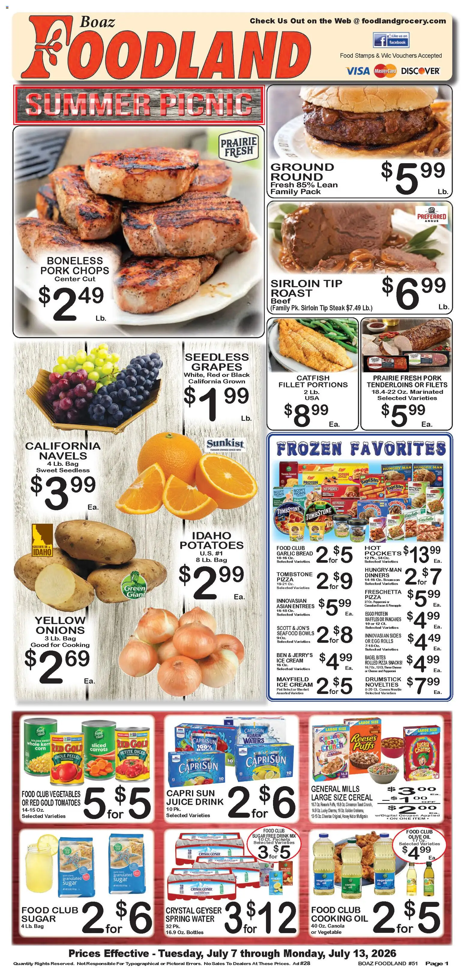 foodland - Foodland Weekly Ad - 07/07 - 07/13 2026