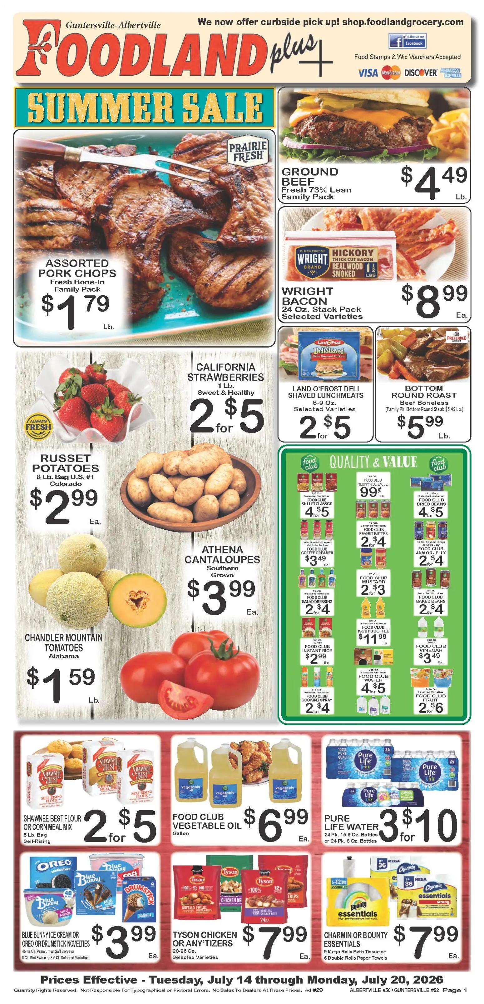 foodland - Foodland Weekly Ad - 07/14 - 07/20 2026