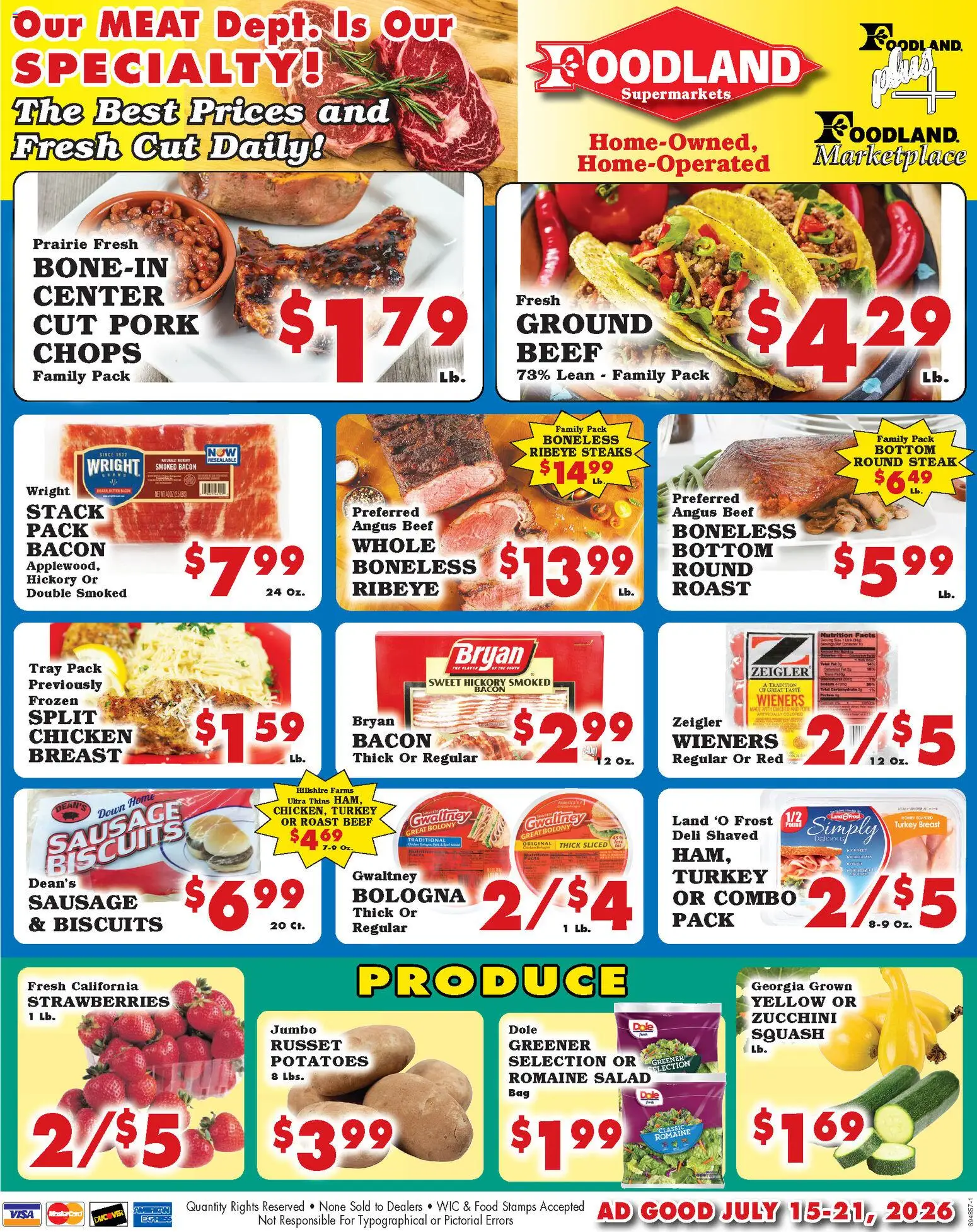 foodland - Foodland Weekly Ad - Supermarkets - 07/15 - 07/21 2026