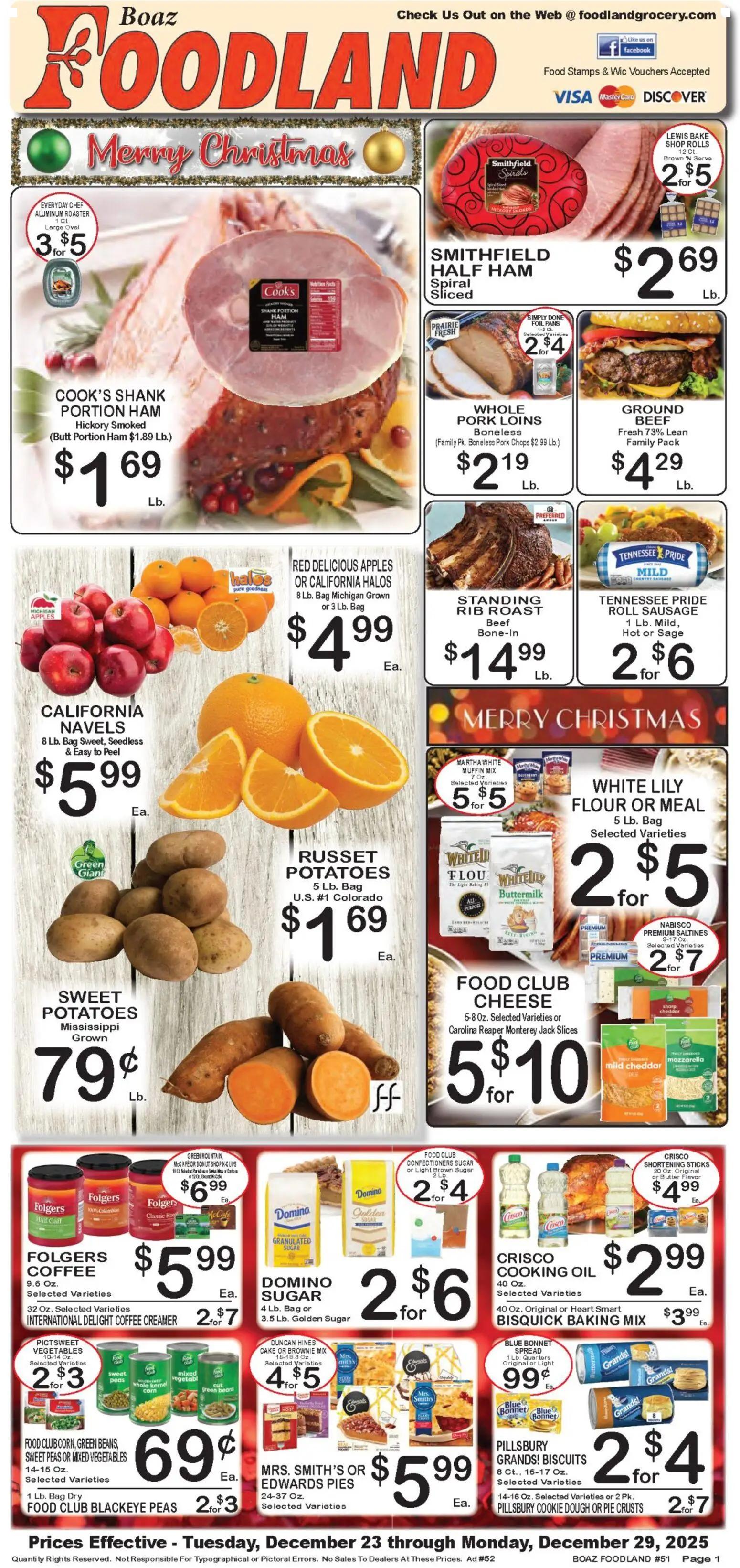 foodland - Foodland Weekly Ad - 12/23 - 12/29 2025