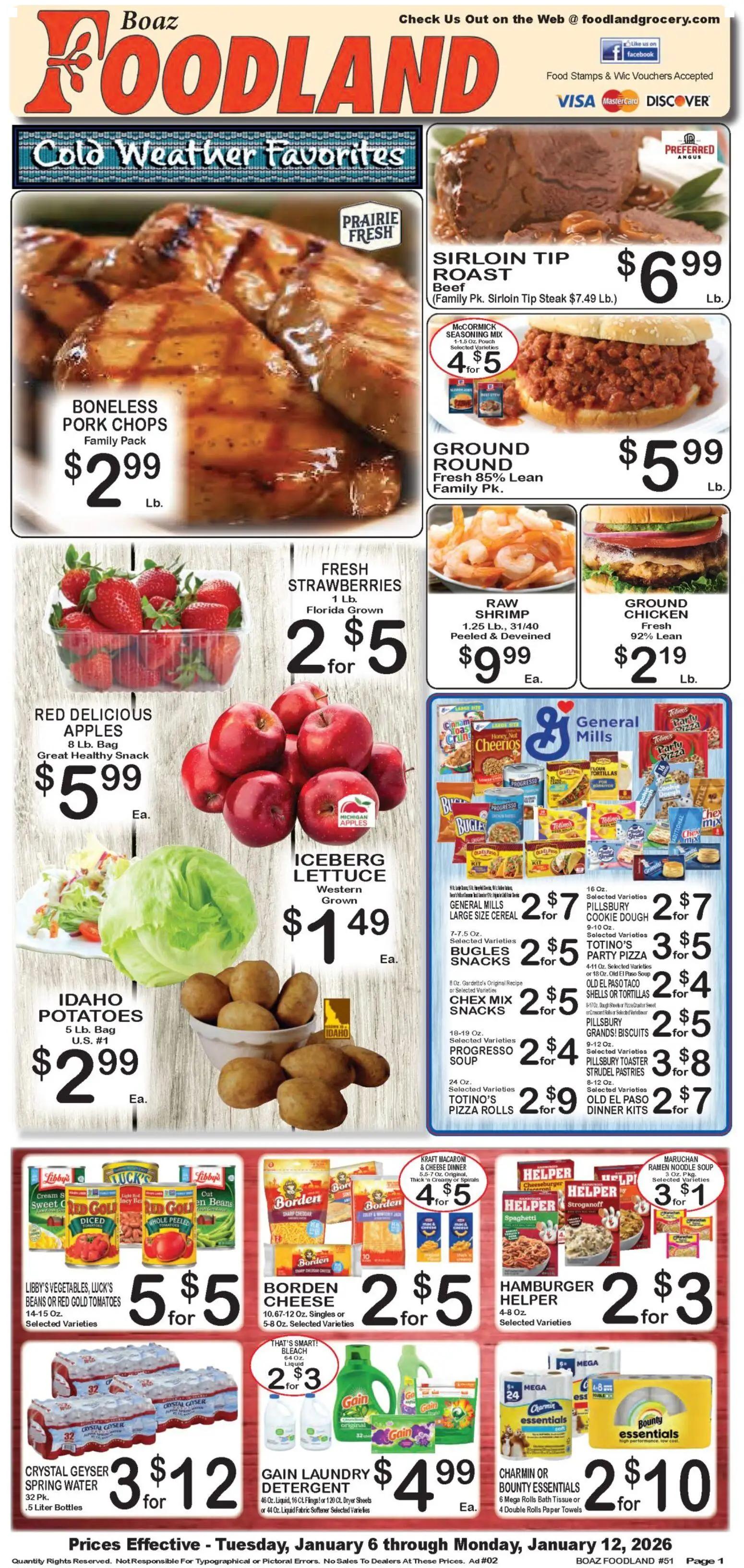 foodland - Foodland Weekly Ad - 01/06 - 01/12 2026