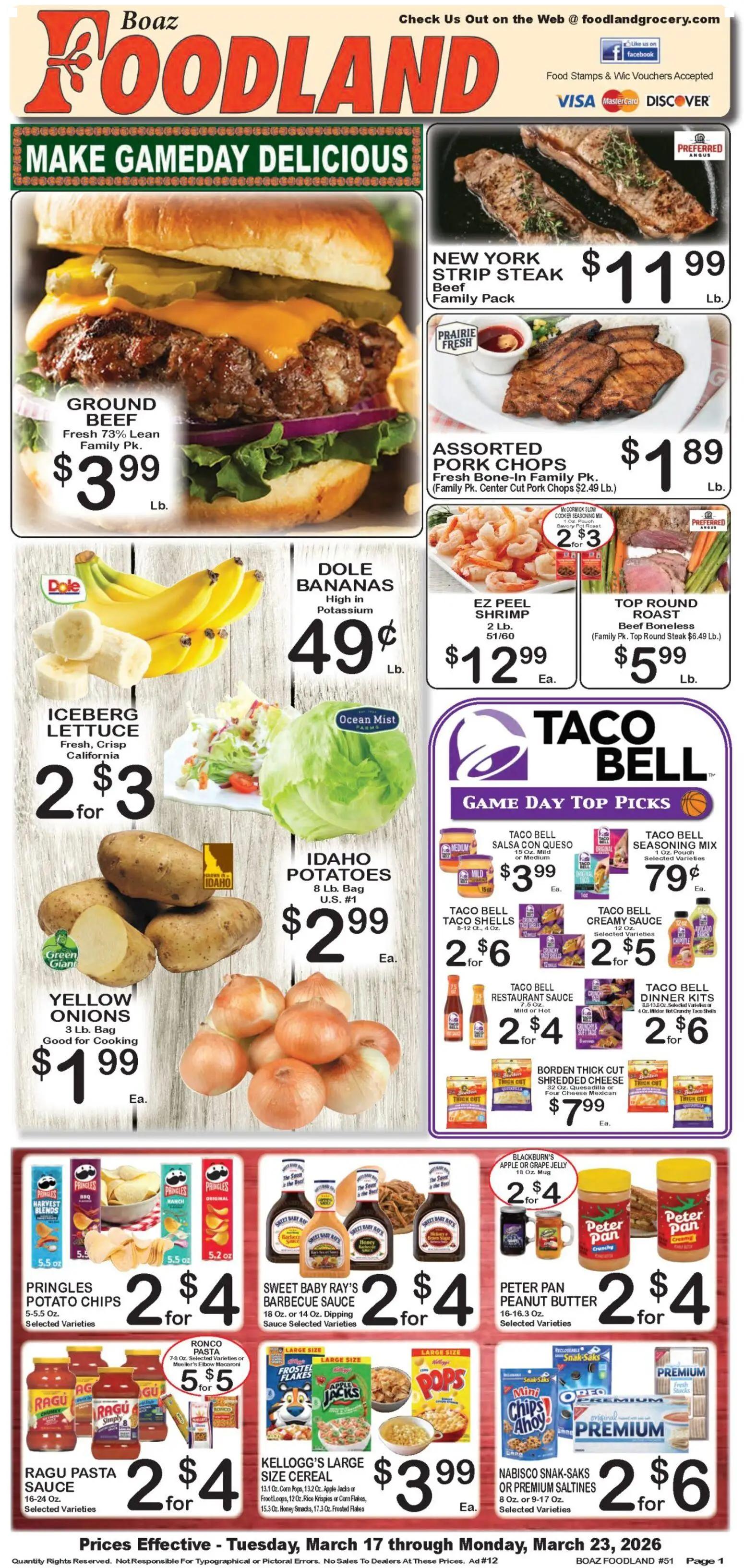 foodland - Foodland Weekly Ad - 03/17 - 03/23 2026