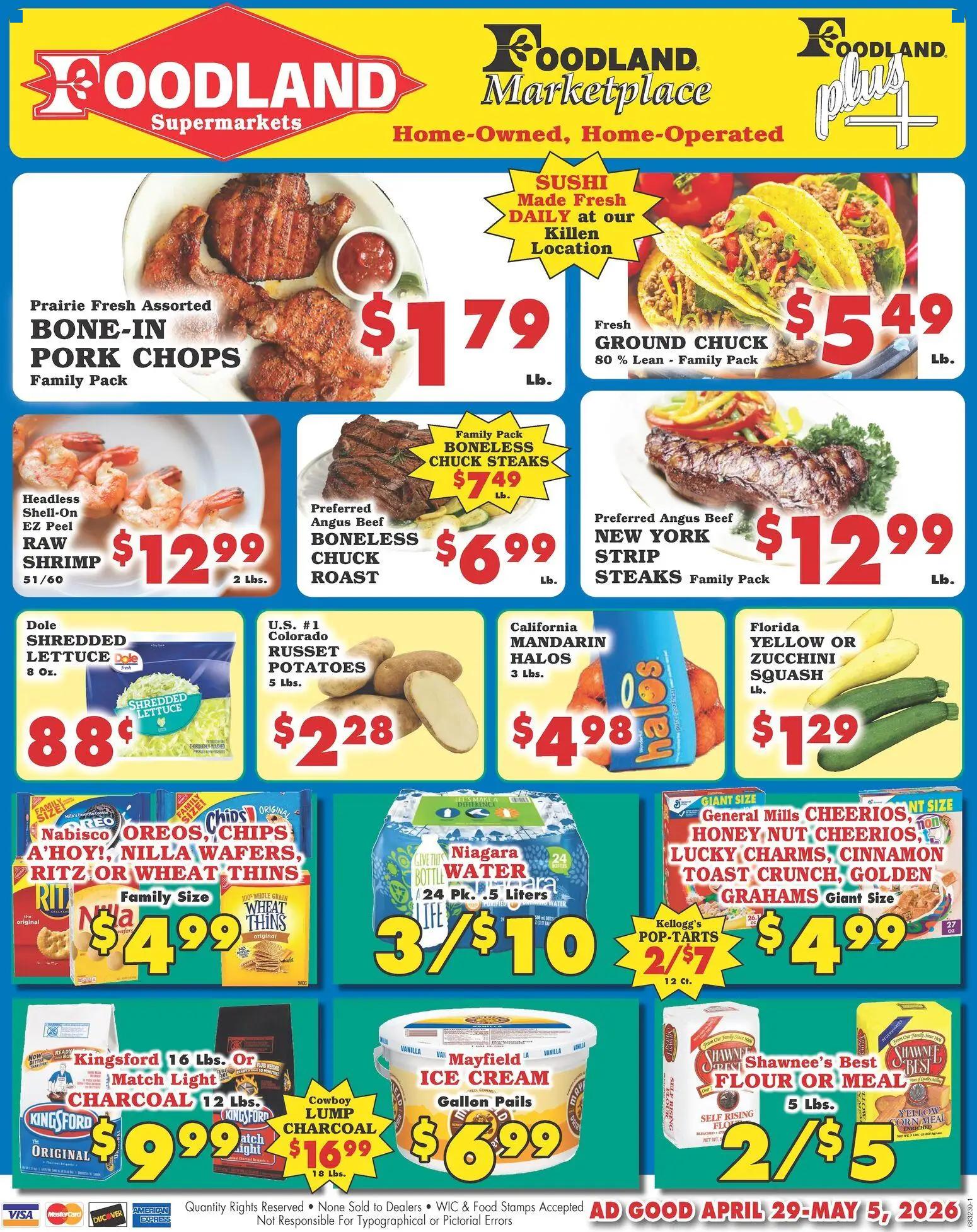 foodland - Foodland Weekly Ad - Supermarkets - 04/29 - 05/05 2026