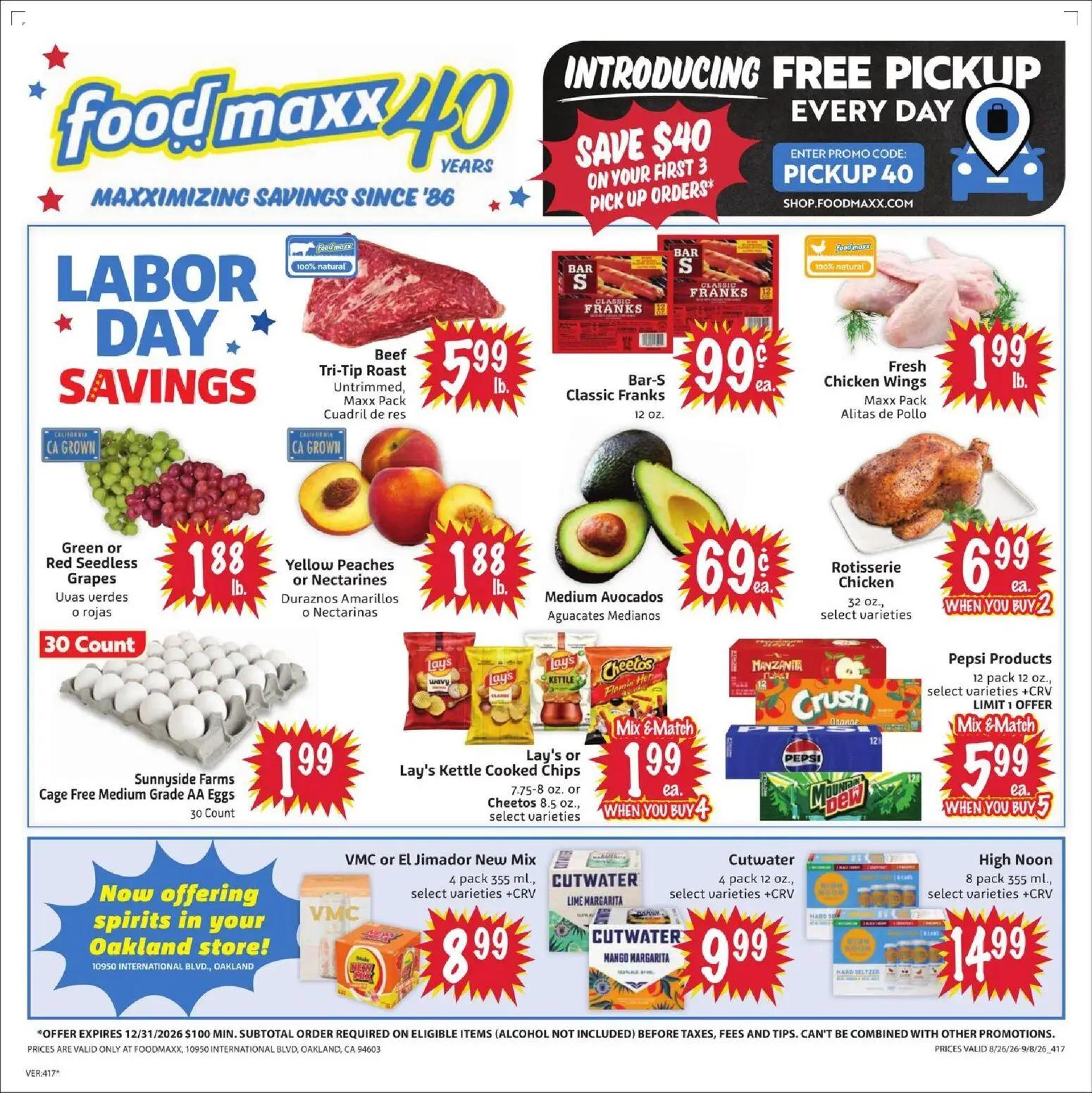 foodmaxx - FoodMaxx Weekly Ad - CA - 08/26 - 09/08 2026