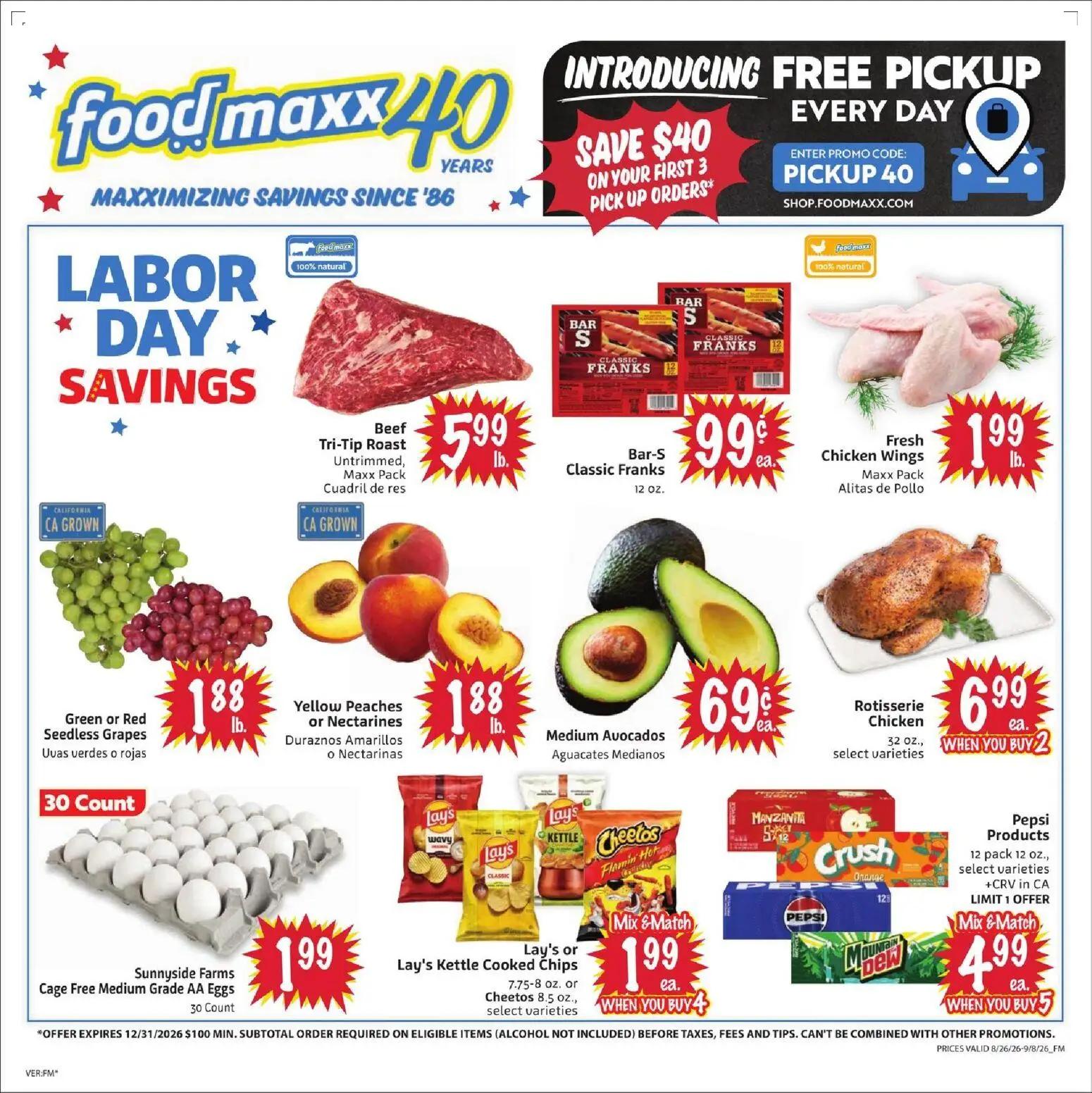foodmaxx - FoodMaxx Weekly Ad - NV - 08/26 - 09/08 2026