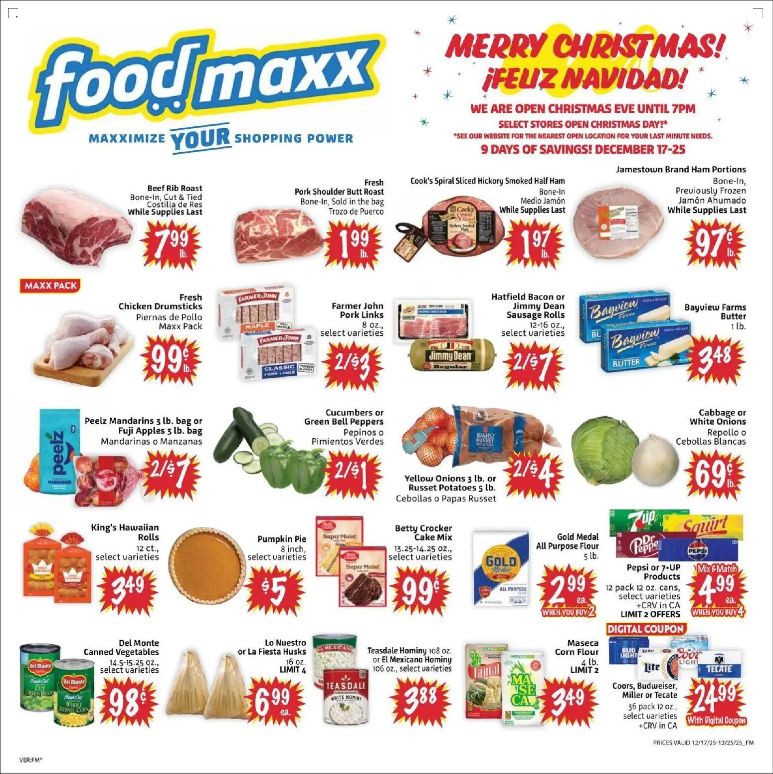 foodmaxx - FoodMaxx Weekly Ad - NV - 12/17 - 12/25 2025