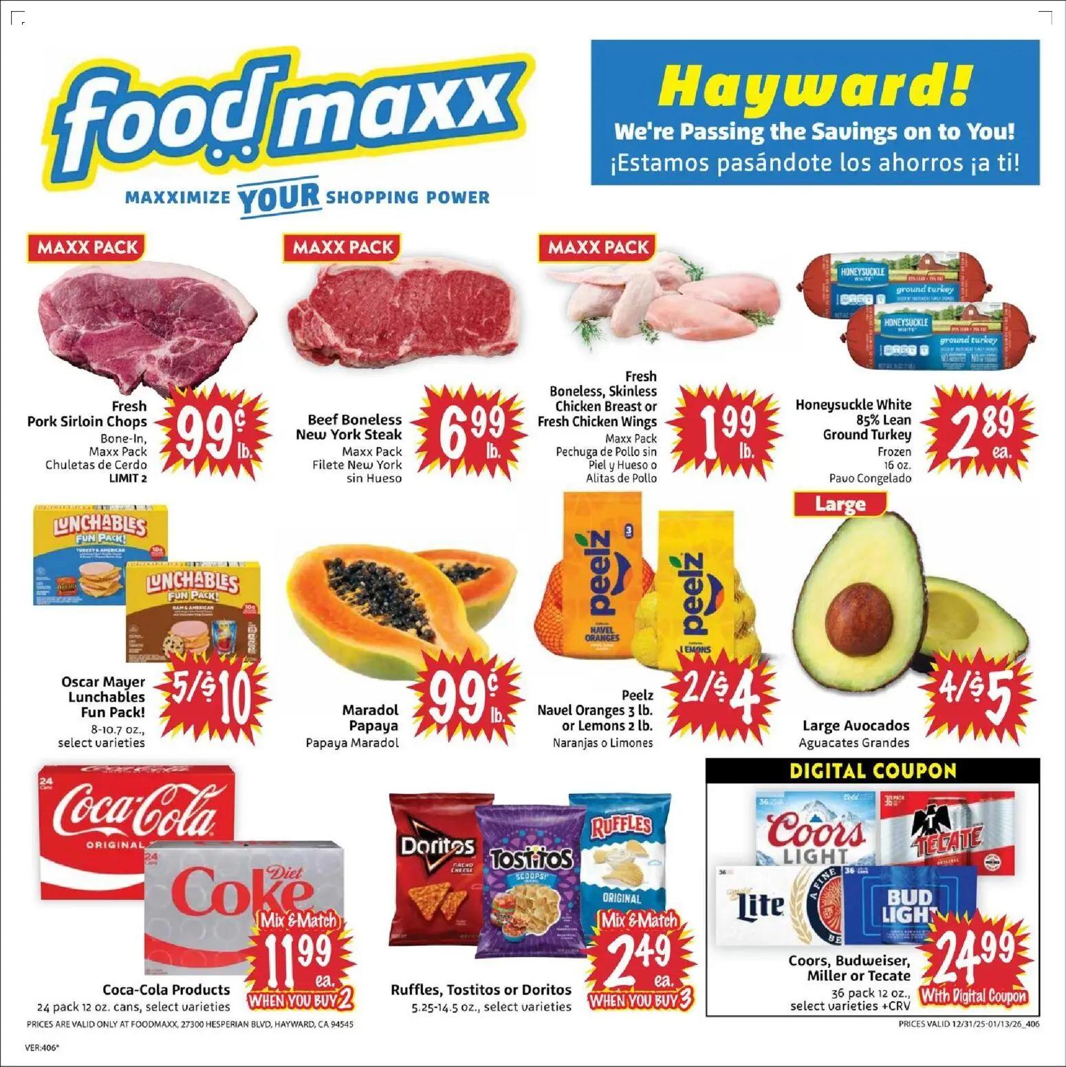 foodmaxx - FoodMaxx Weekly Ad - CA - 12/31/2025 - 01/13/2026 2026