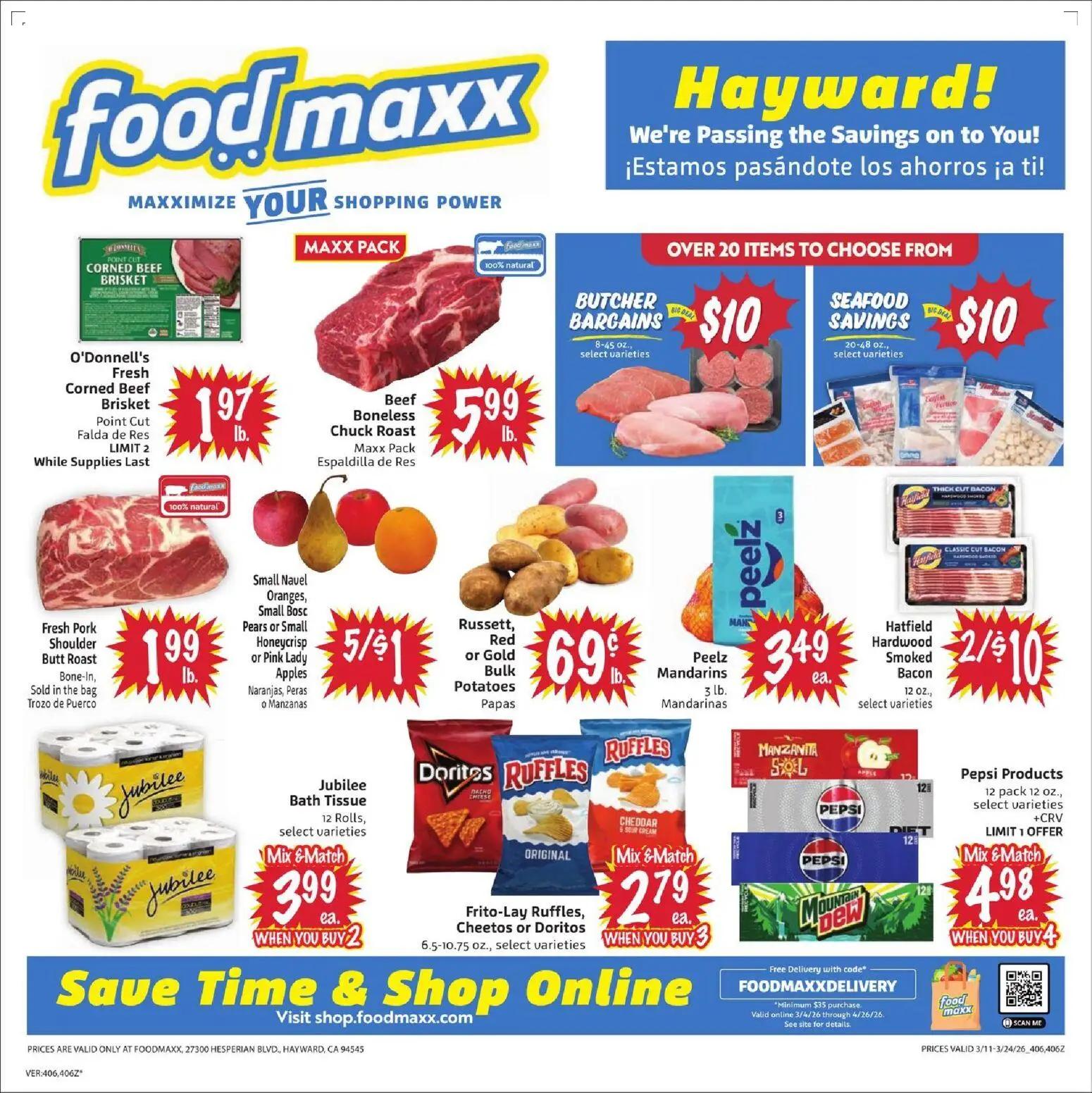foodmaxx - FoodMaxx Weekly Ad - 03/11 - 03/24 2026