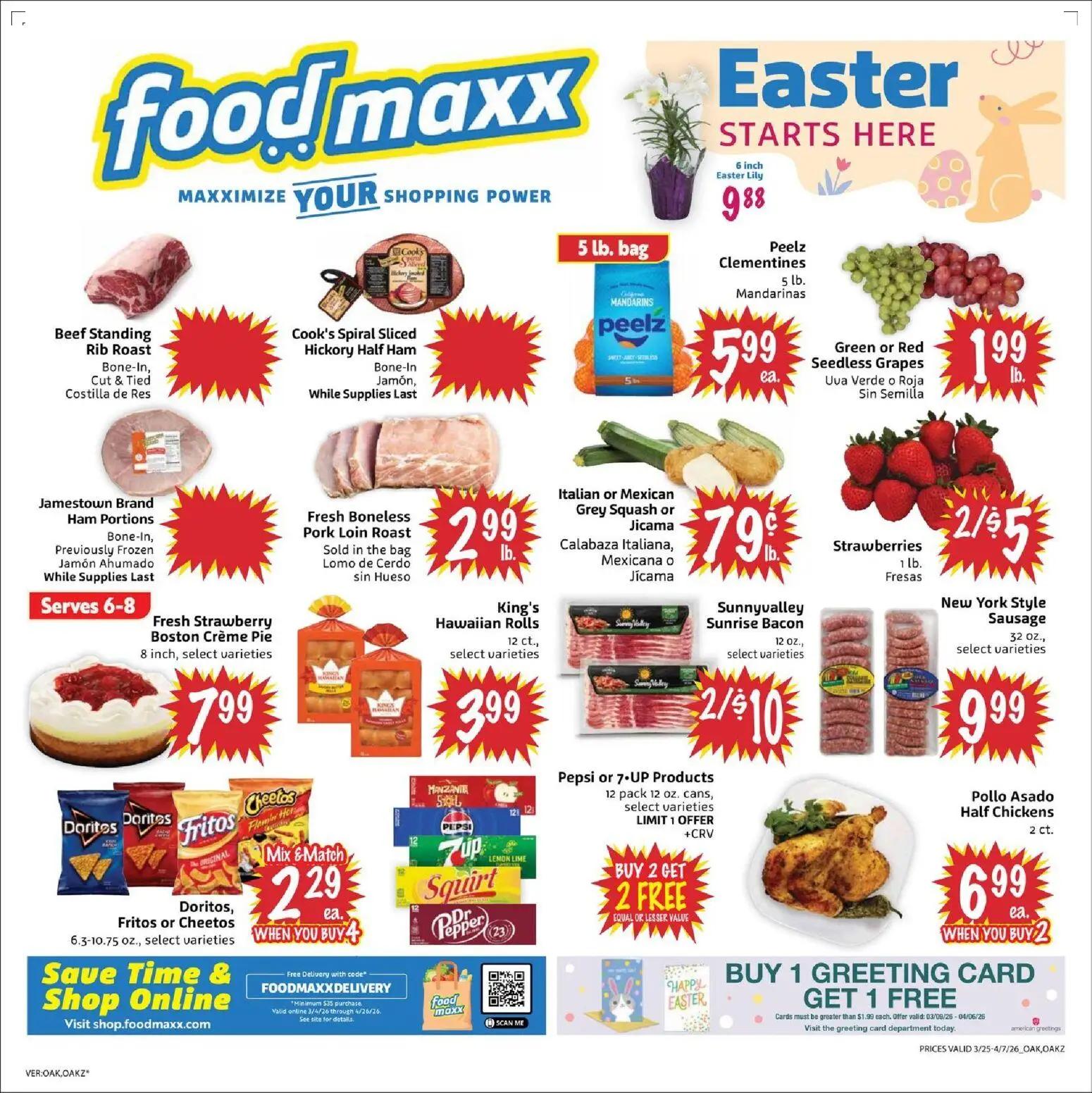foodmaxx - FoodMaxx Weekly Ad - 03/25 - 04/07 2026