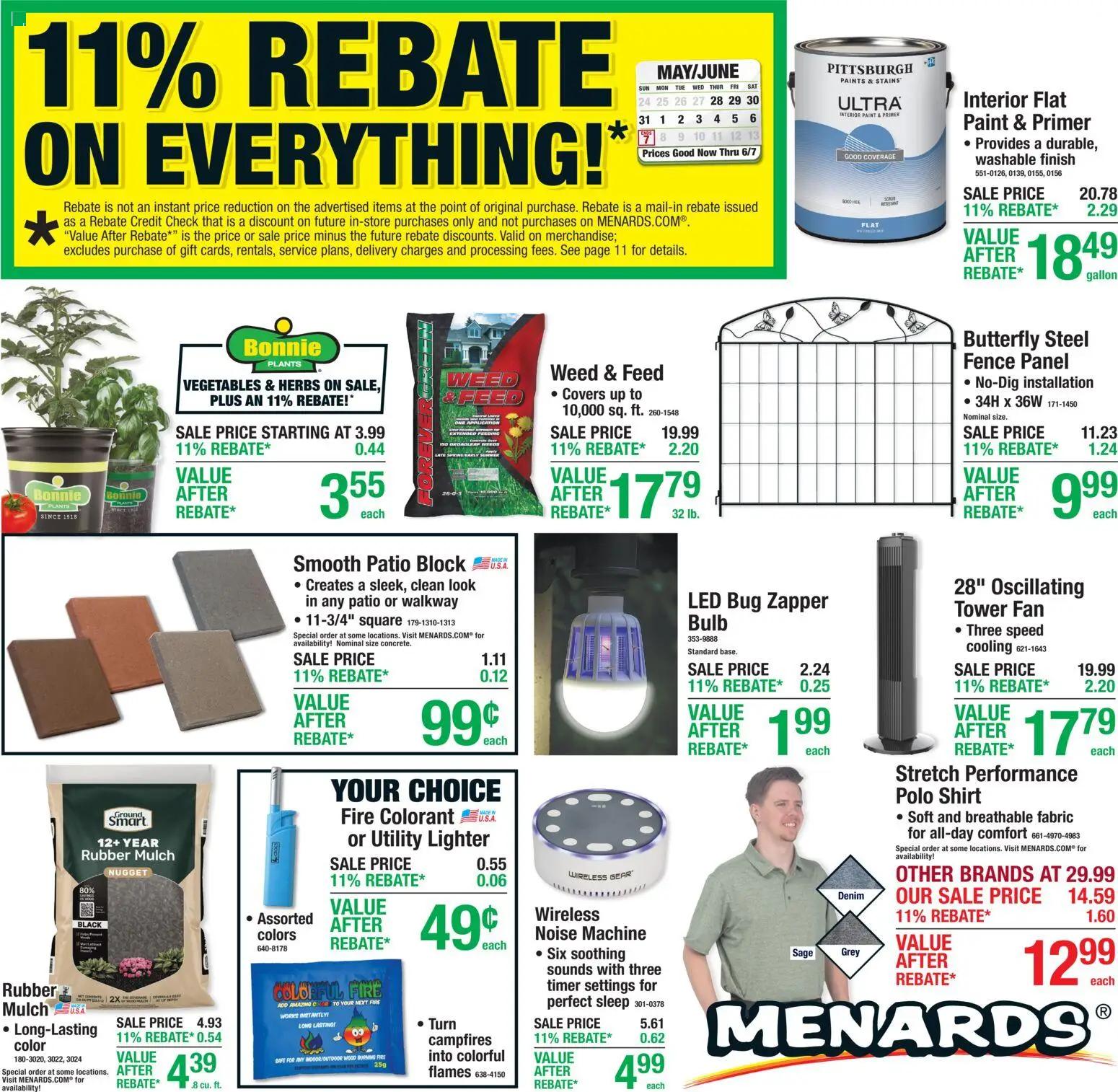 menards - Menards - Weekly Ad - 05/28 - 06/07 2026 - page: 1