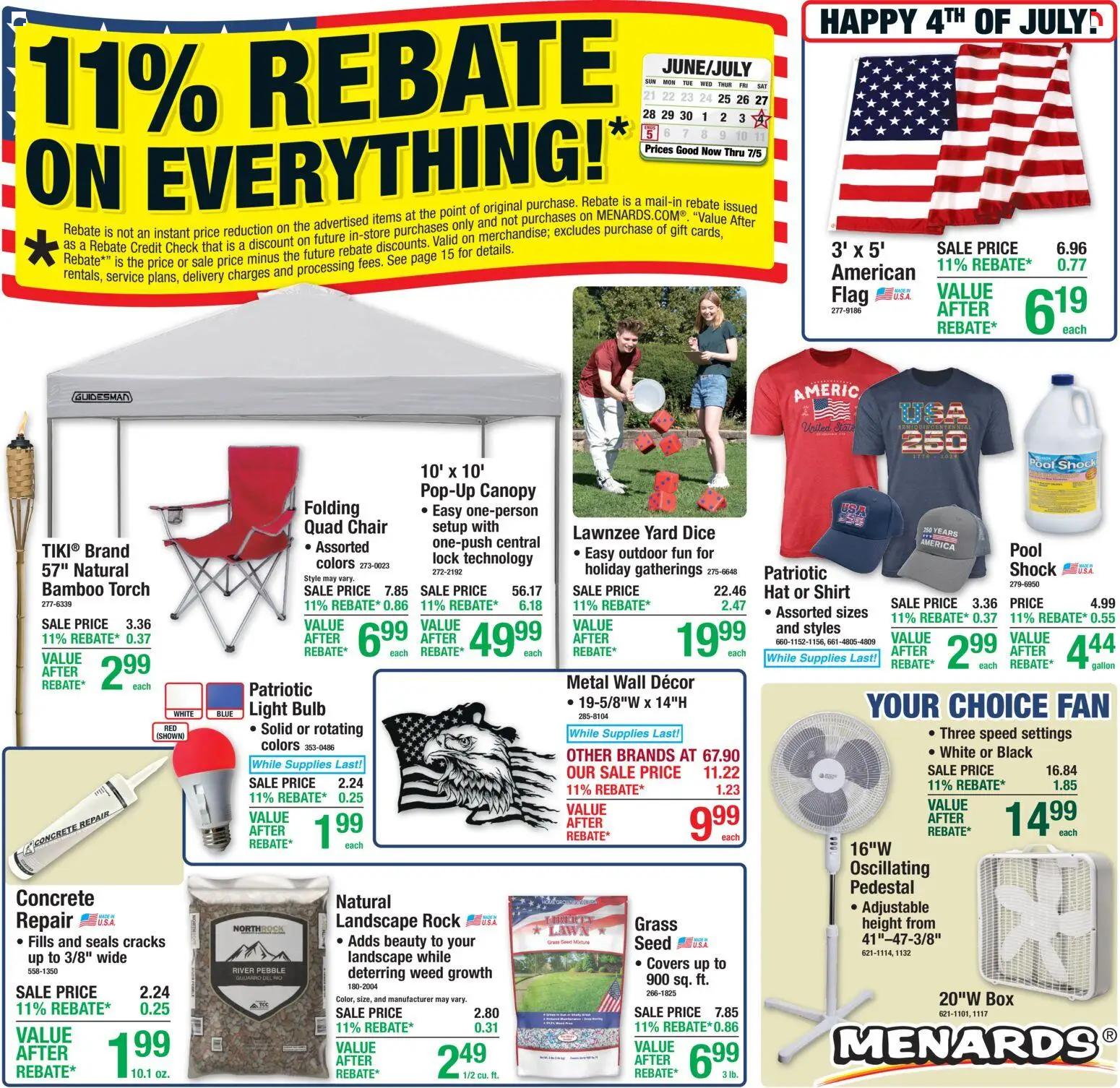menards - Menards Weekly Ad - 06/25 - 07/05 2026
