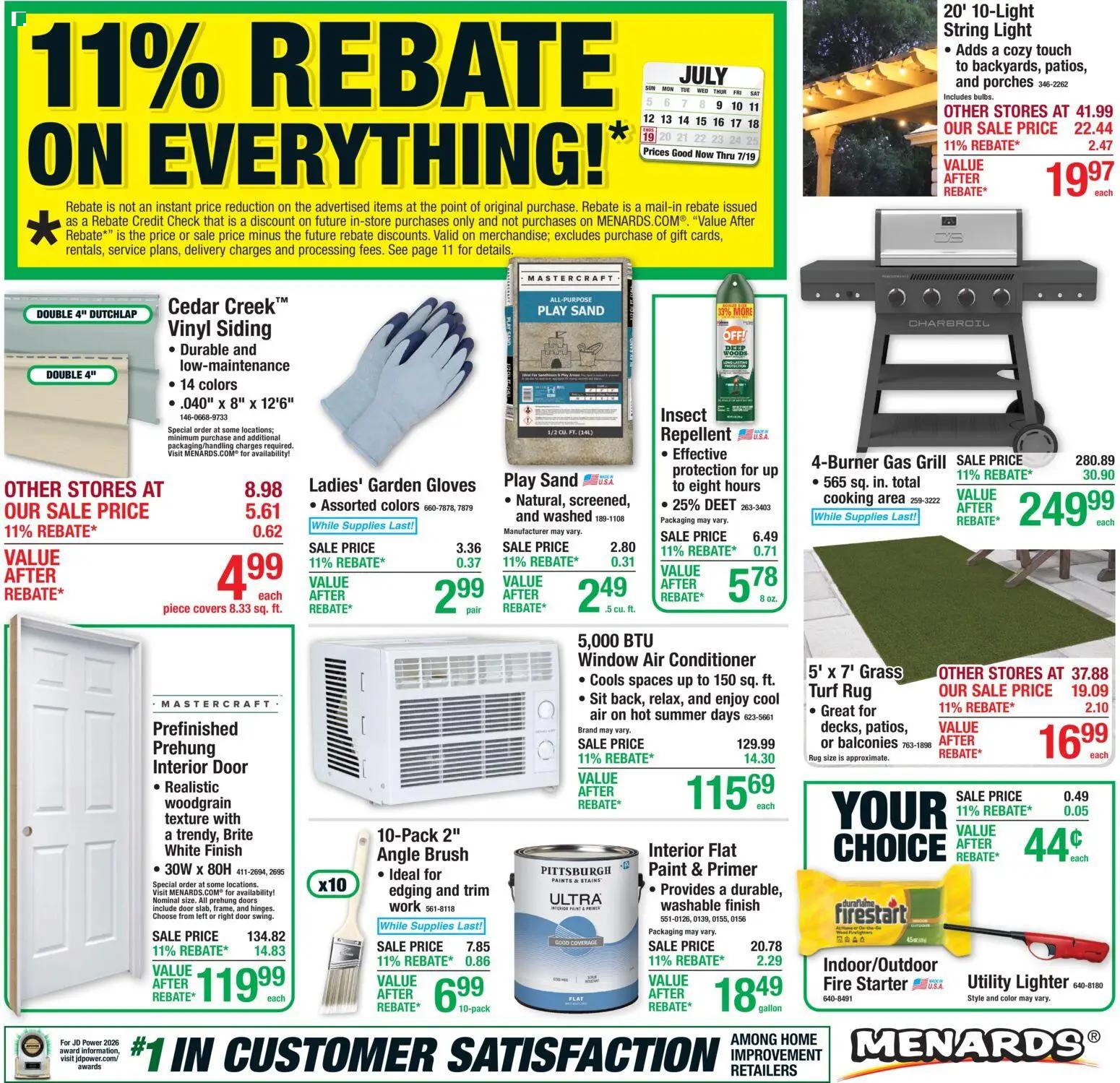 menards - Menards Weekly Ad - 07/09 - 07/19 2026