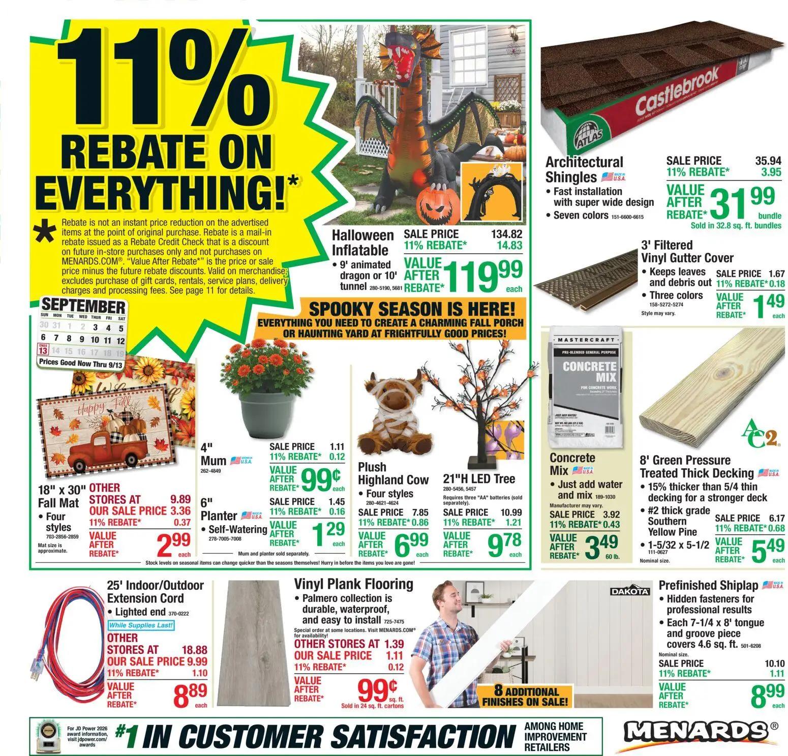 menards - Menards Weekly Ad - 09/02 - 09/13 2026 - page: 1