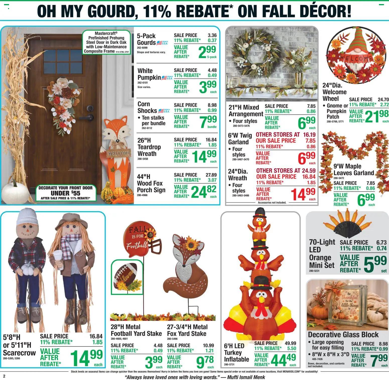 menards - Menards Weekly Ad - 09/10 - 09/20 2026 - page: 2