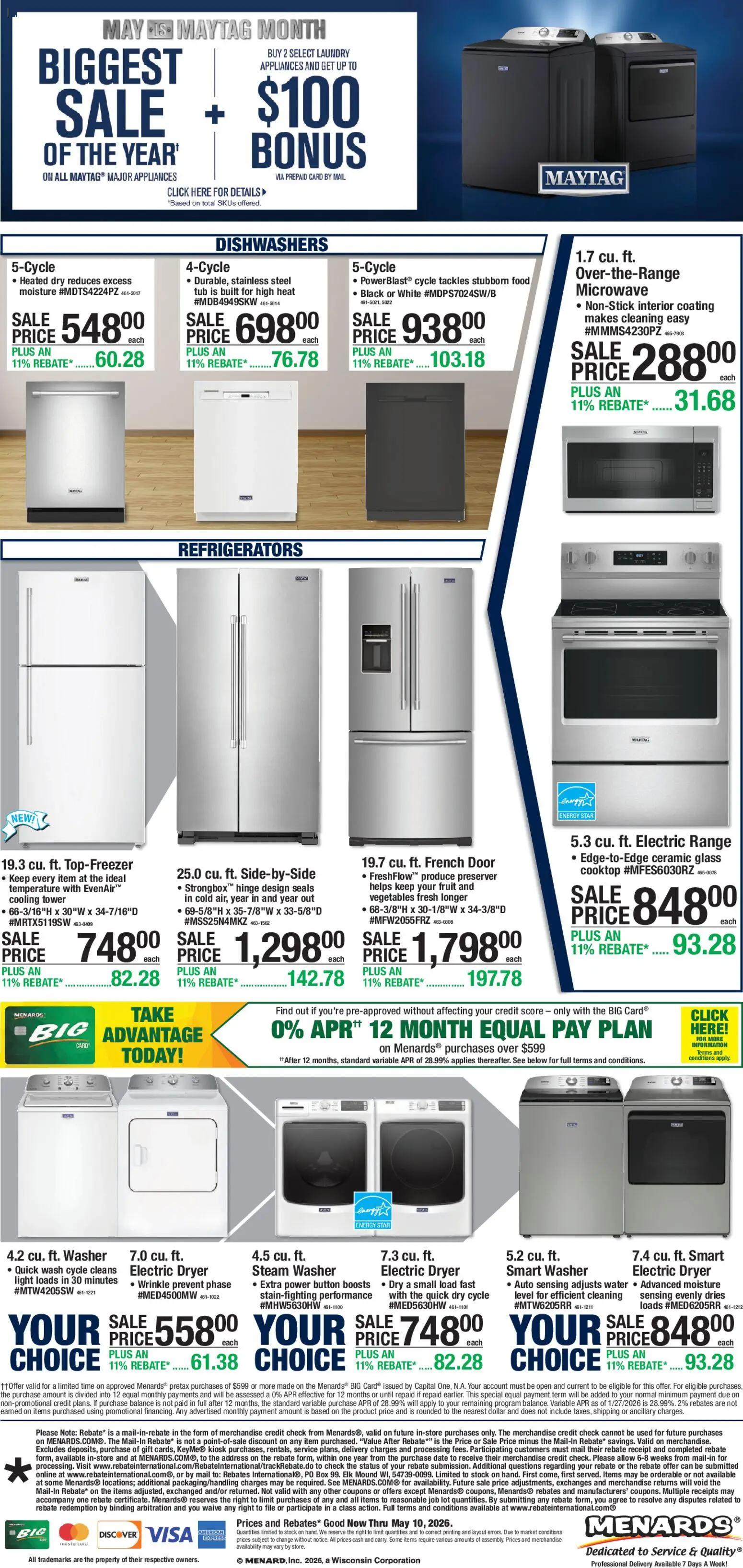 menards - Menards Ad - 04/29 - 05/10 2026