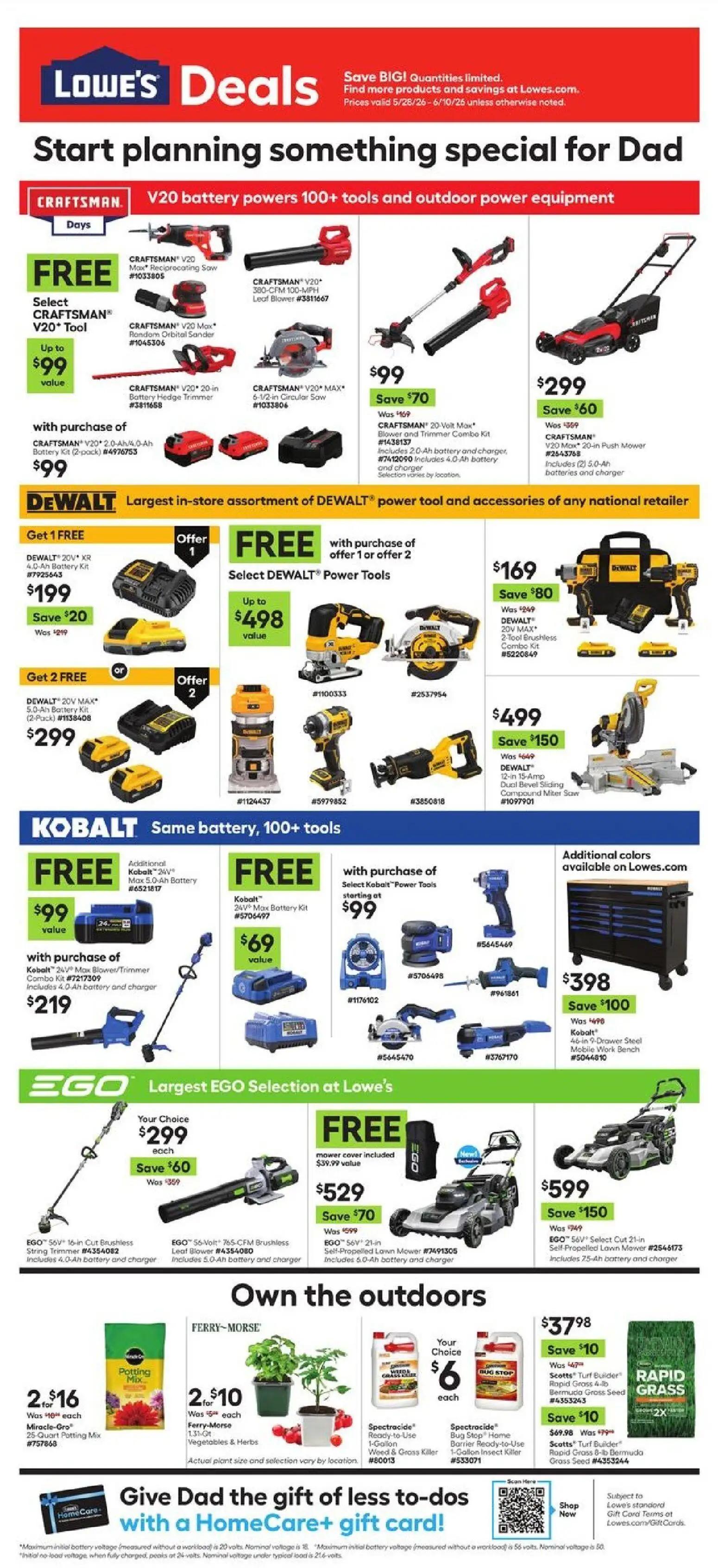 lowes - Lowe's Weekly Ad - 05/28 - 06/10 2026