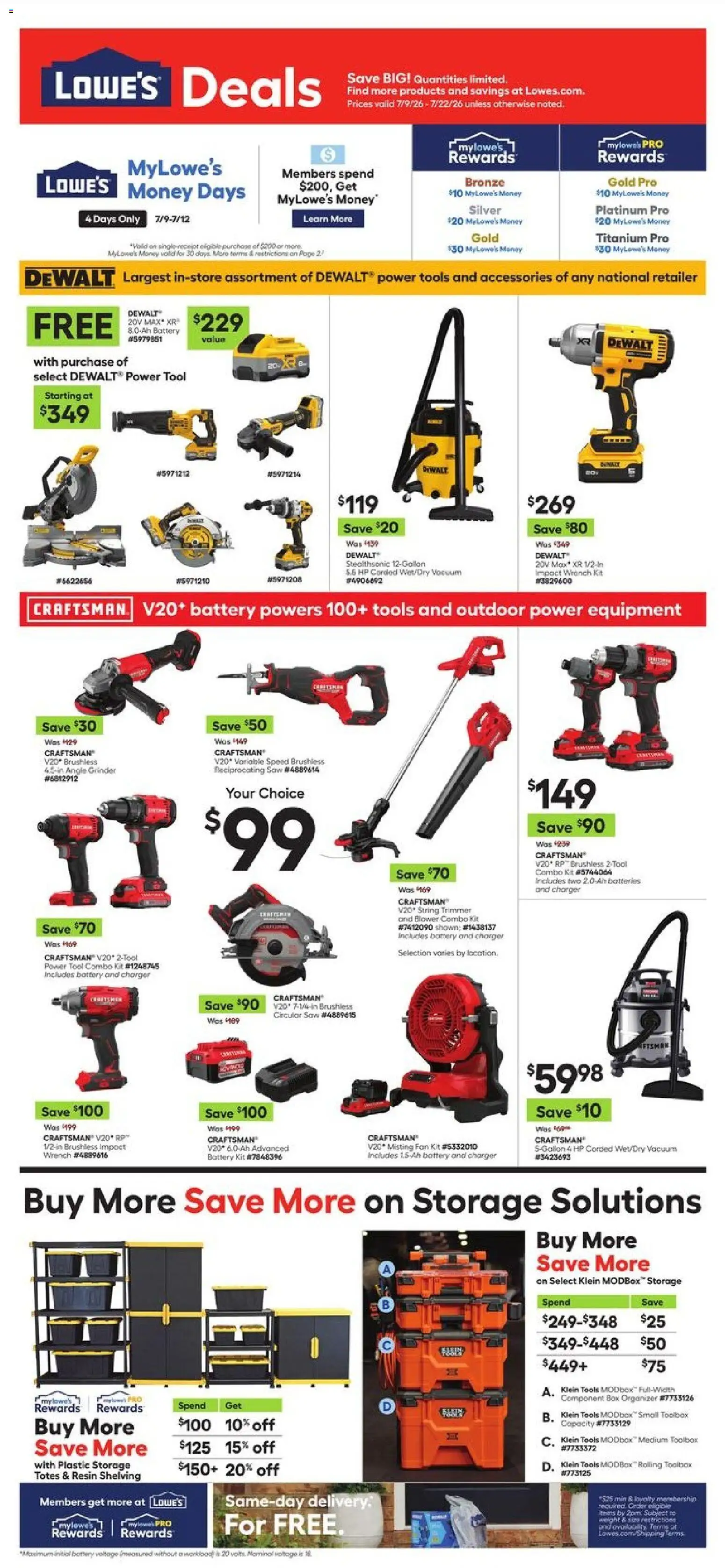 lowes - Lowe's Weekly Ad - 07/09 - 07/22 2026