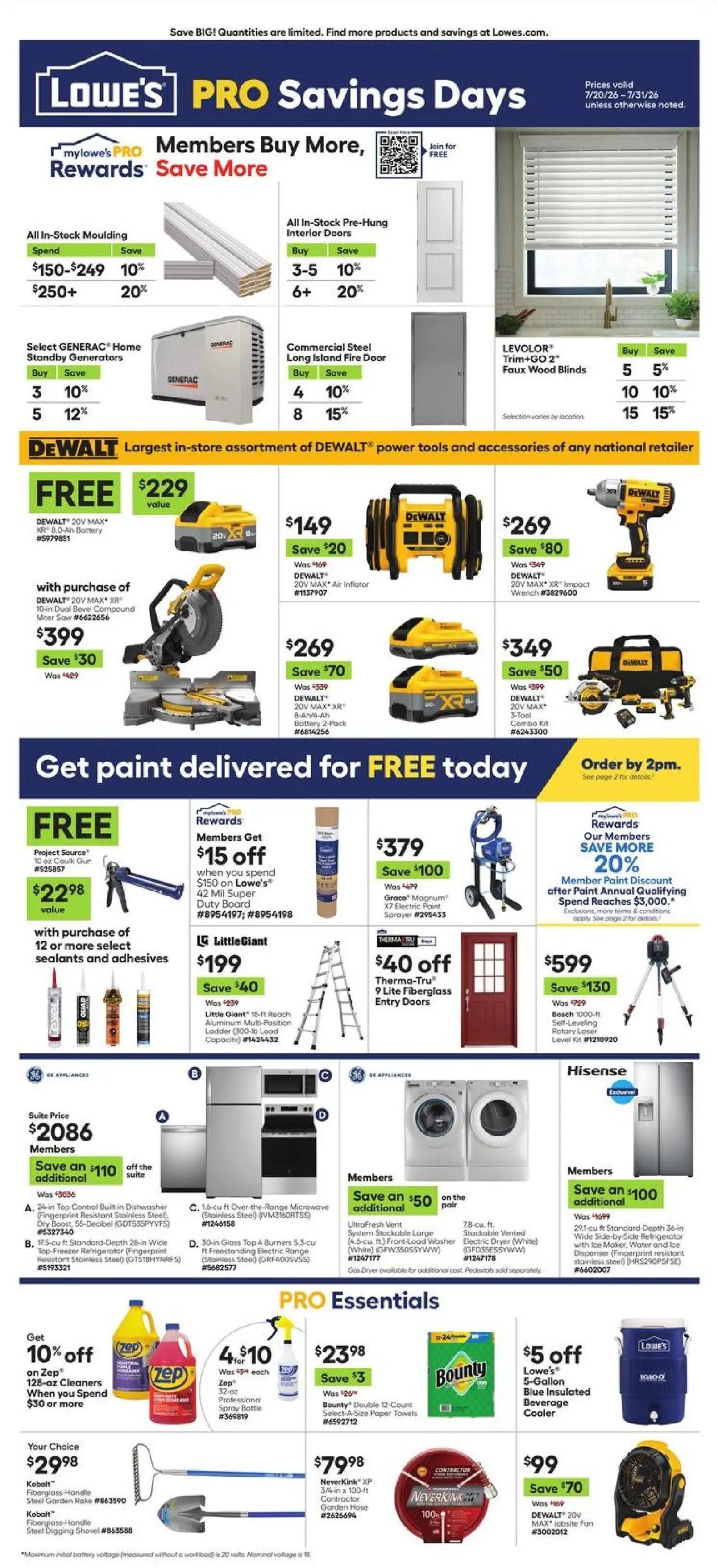 lowes - Lowe's Ad - 07/20 - 07/31 2026