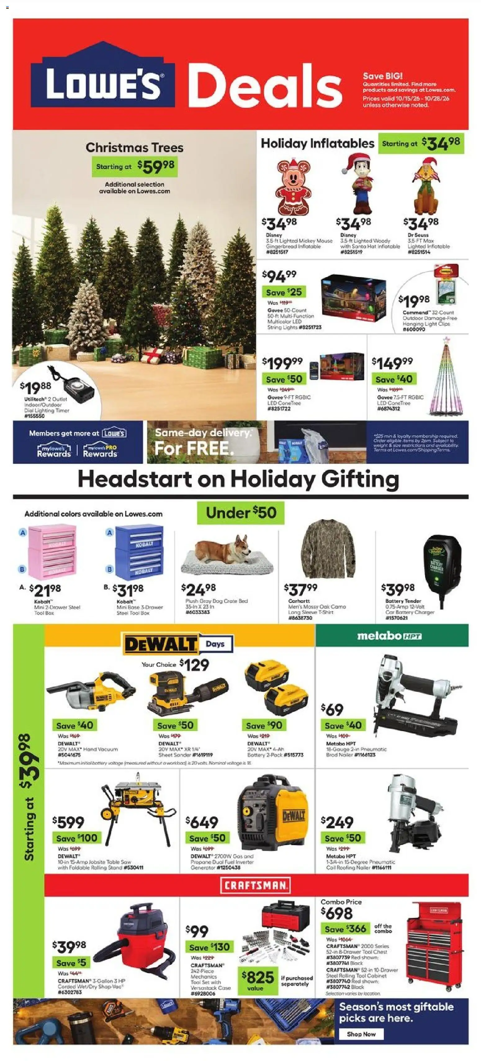 lowes - Lowe's Weekly Ad - 10/15 - 10/28 2026 - page: 1