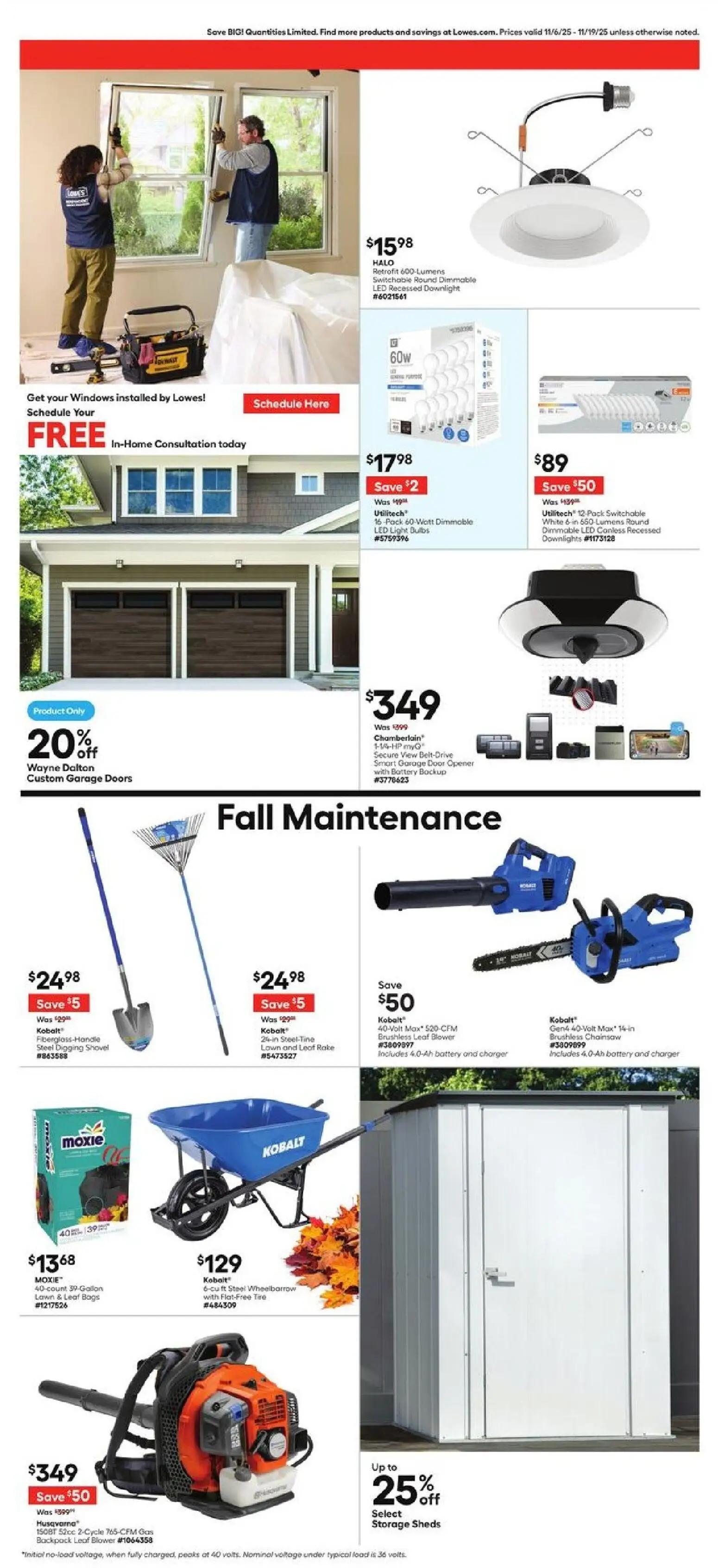 lowes - Lowe's Weekly Ad - 11/06 - 11/19 2025 - page: 11