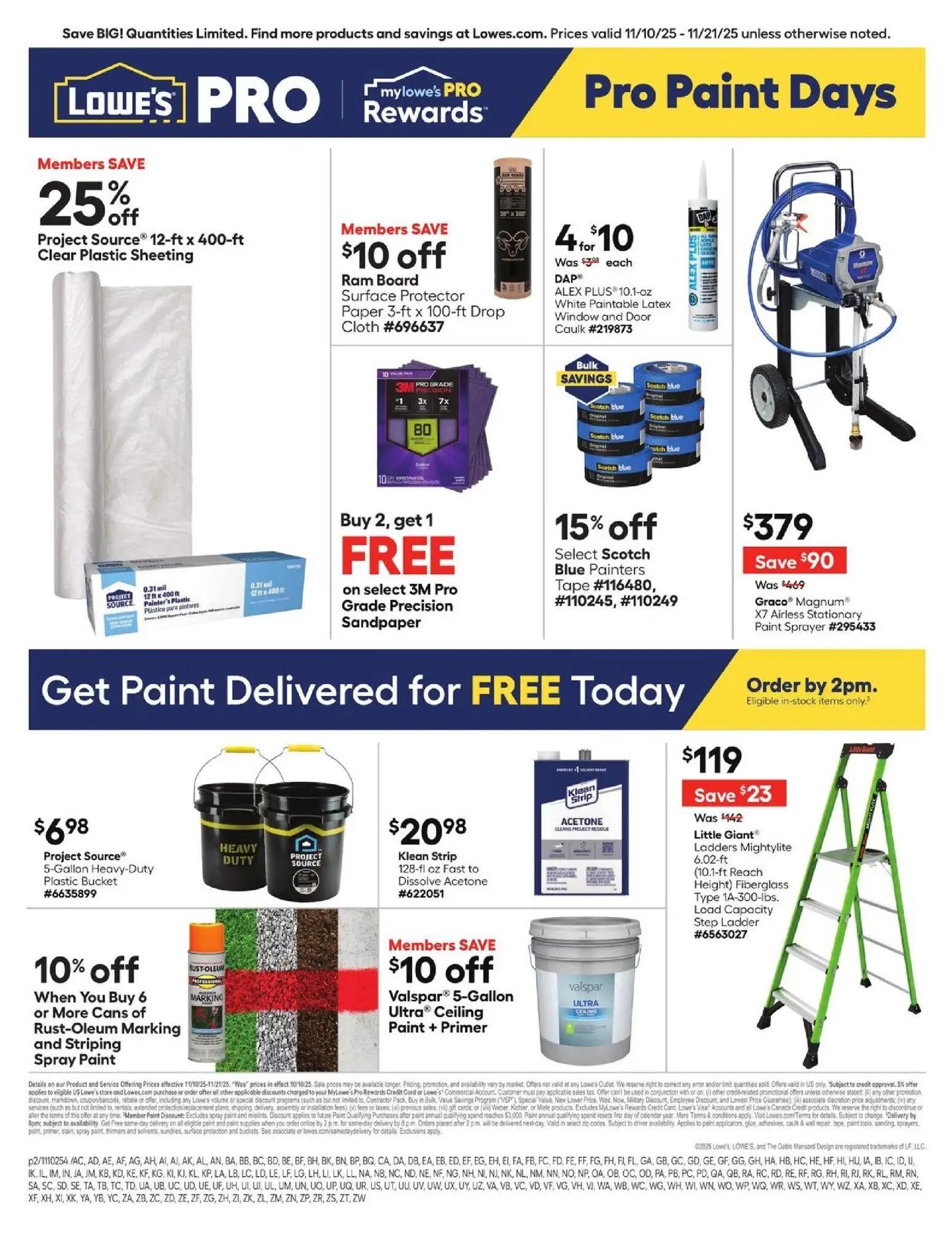 lowes - Lowe's Ad - 11/10 - 11/21 2025 - page: 2