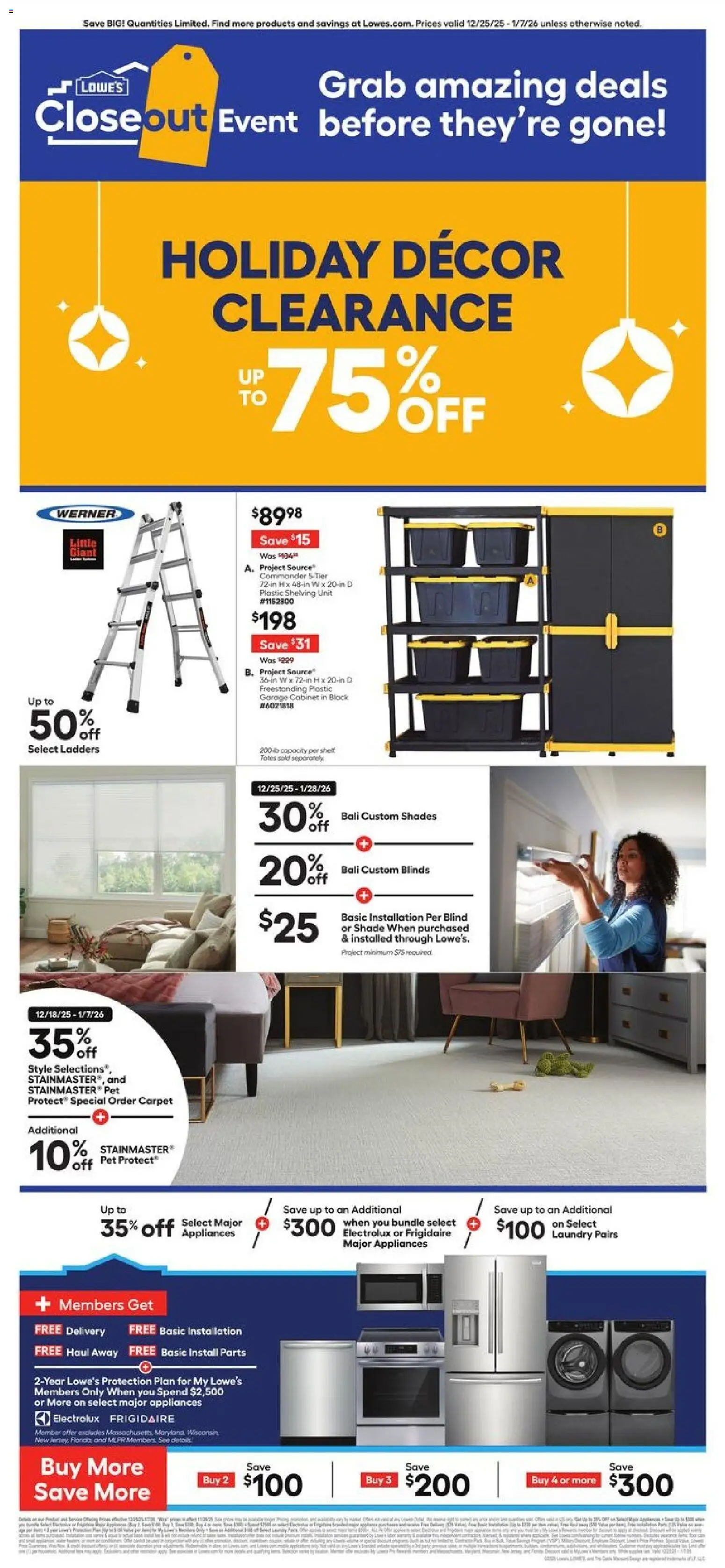 lowes - Lowe's Weekly Ad - 12/25/2025 - 01/07/2026 2025