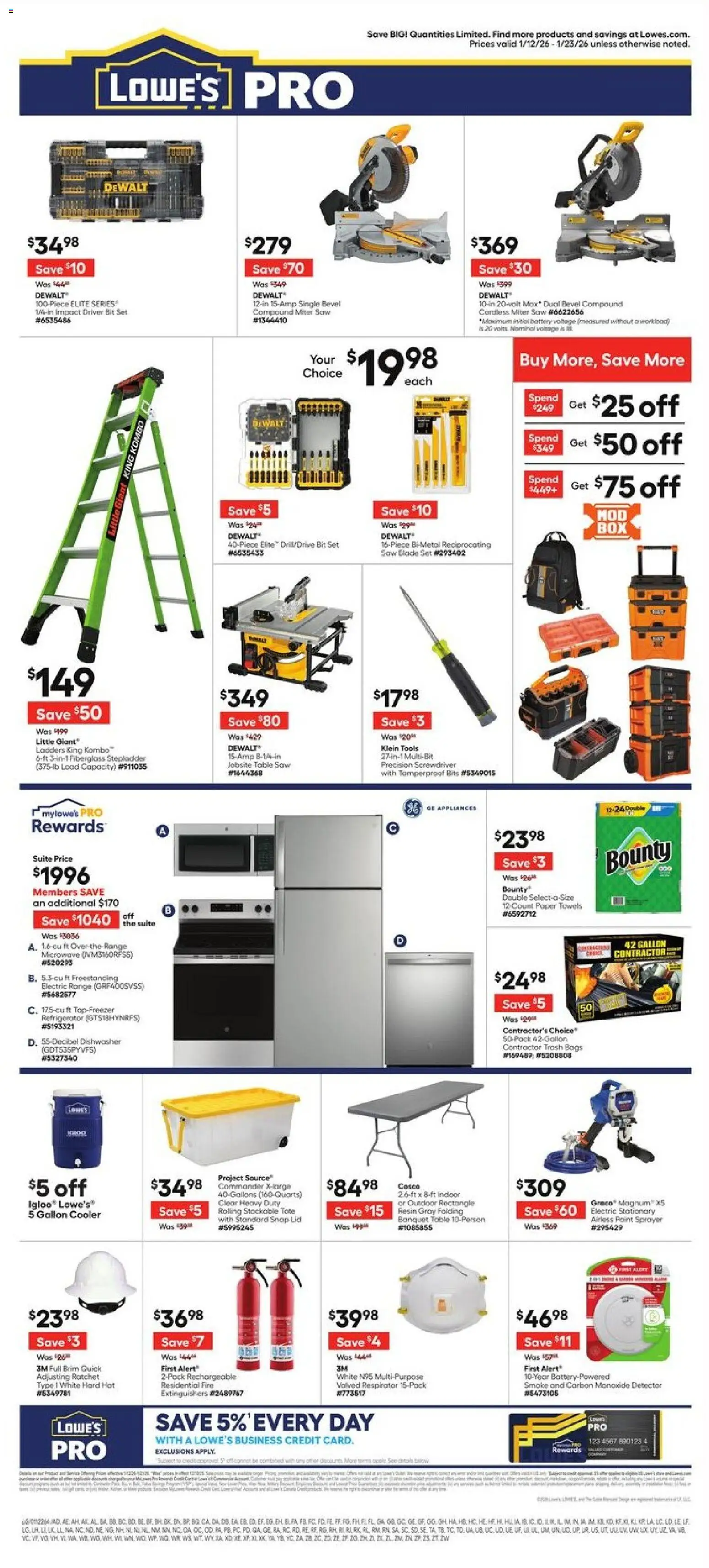 lowes - Lowe's Ad - 01/12 - 01/23 2026 - page: 2