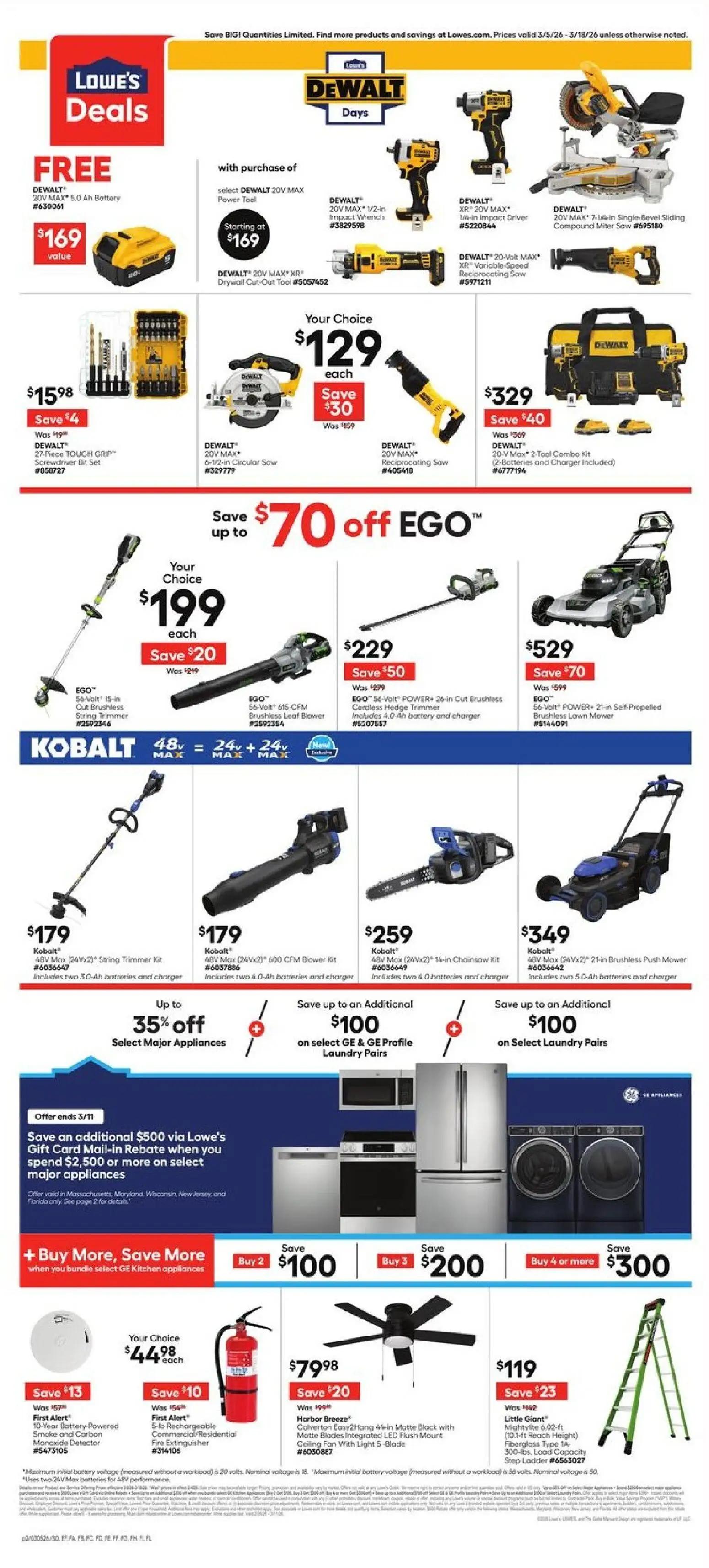 lowes - Lowe's Weekly Ad - 03/05 - 03/18 2026 - page: 2