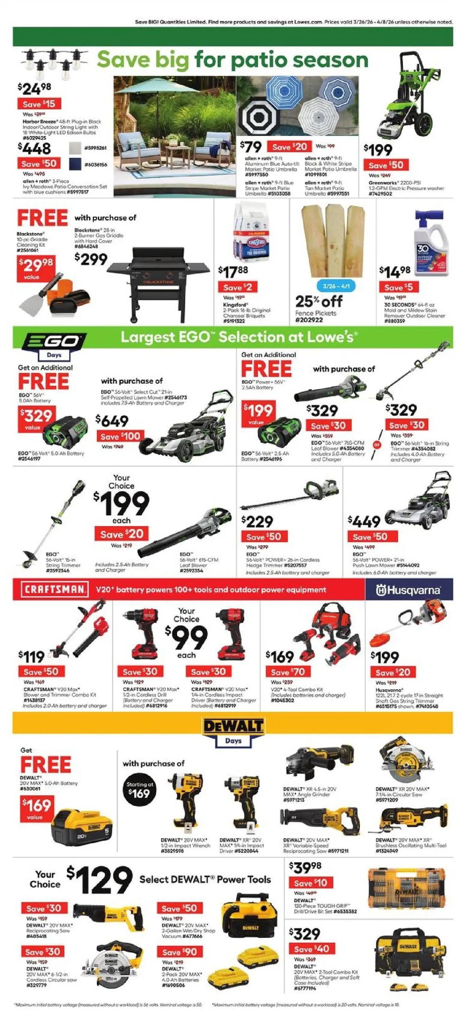 lowes - Lowe's Weekly Ad - 03/26 - 04/08 2026 - page: 3