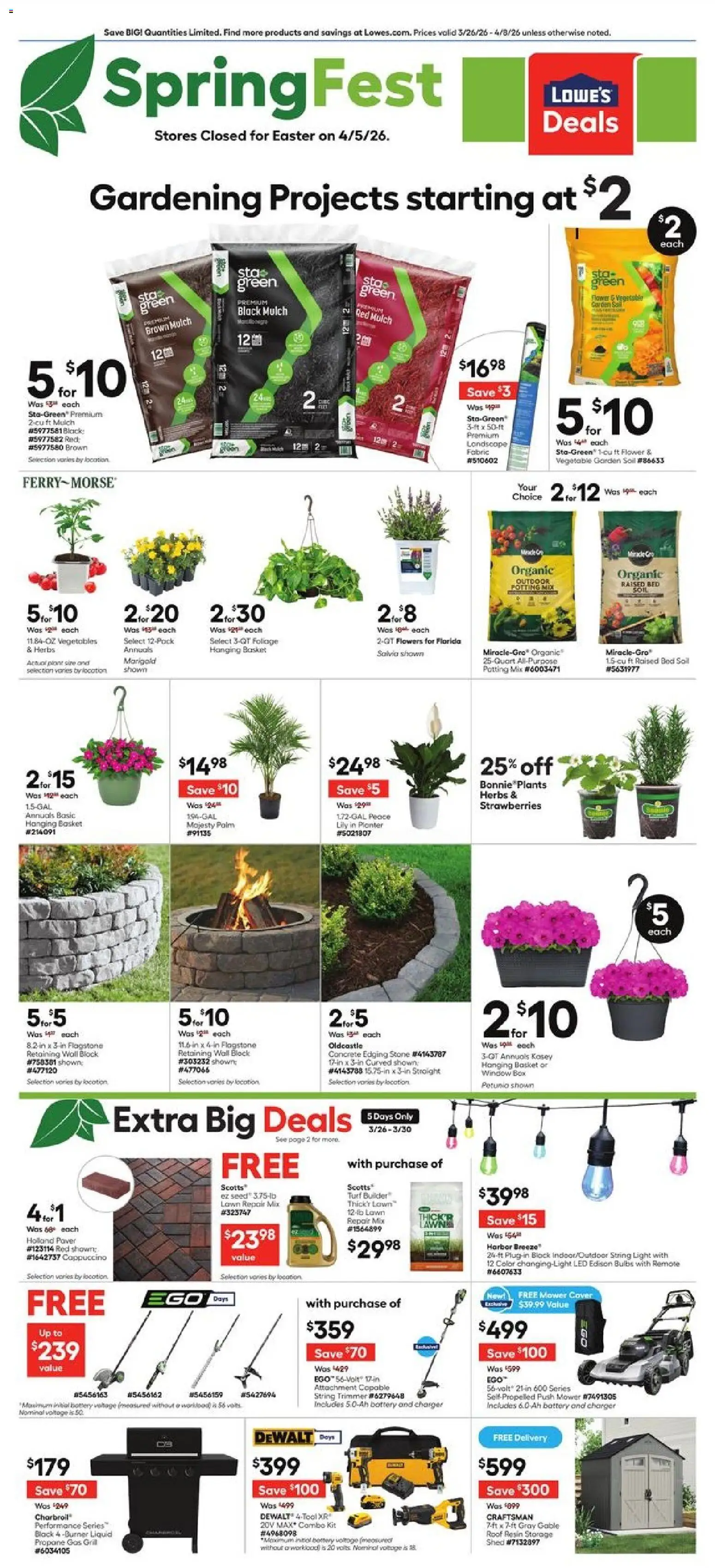 lowes - Lowe's Weekly Ad - 03/26 - 04/08 2026 - page: 1