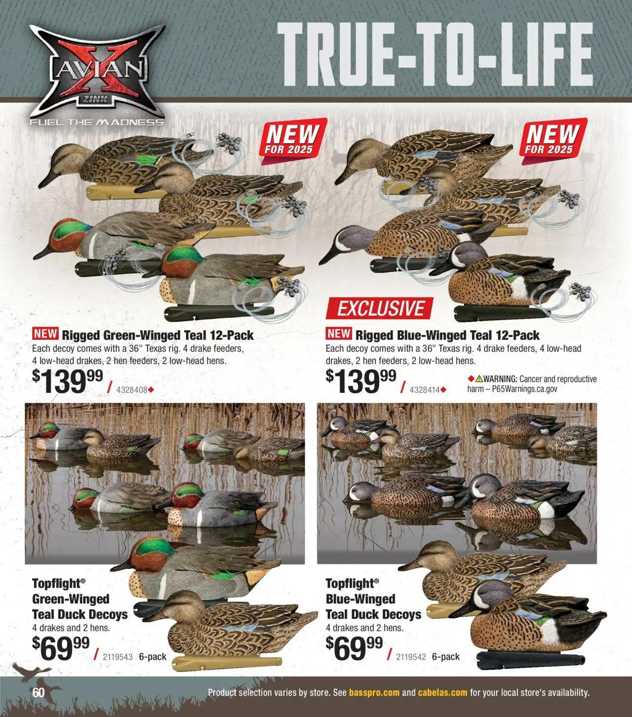cabelas - Cabela's Waterfowl 25 - from Wednesday 10/01 2025 - page: 60