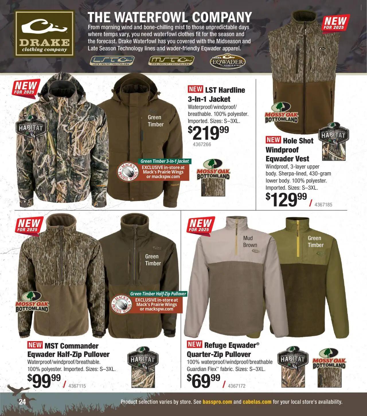 cabelas - Cabela's Waterfowl 25 - from Wednesday 10/01 2025 - page: 24