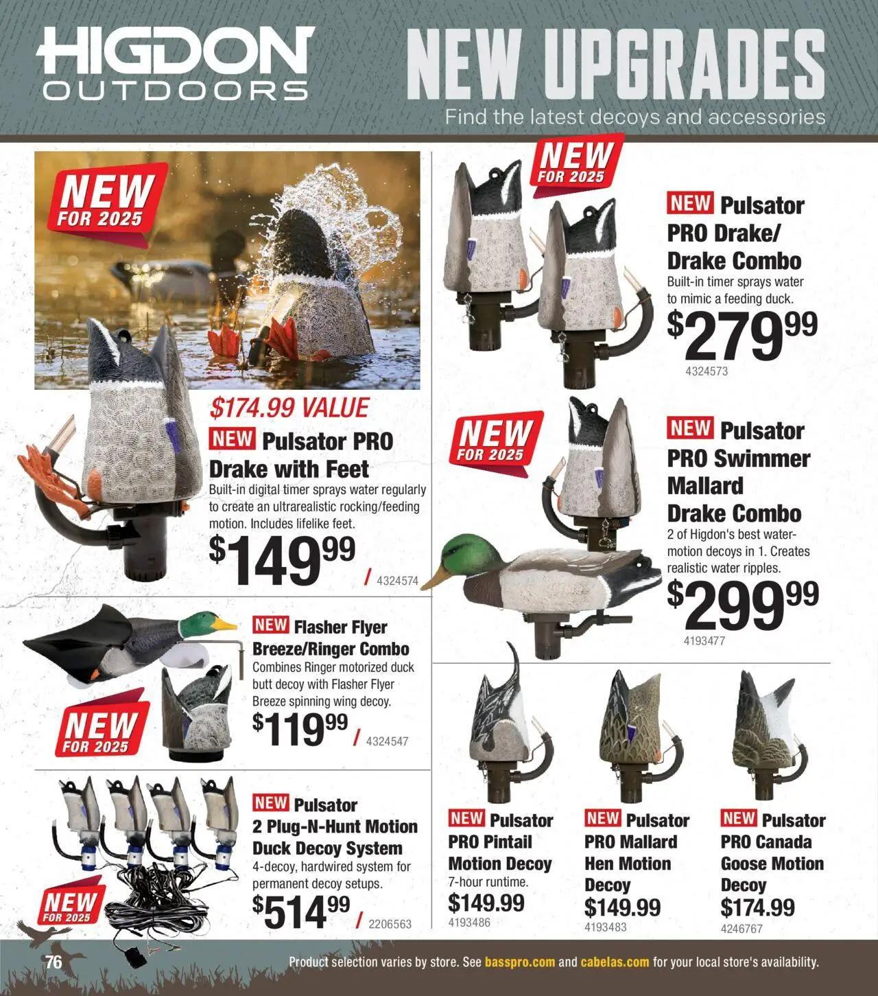 cabelas - Cabela's Waterfowl 25 - from Wednesday 10/01 2025 - page: 76