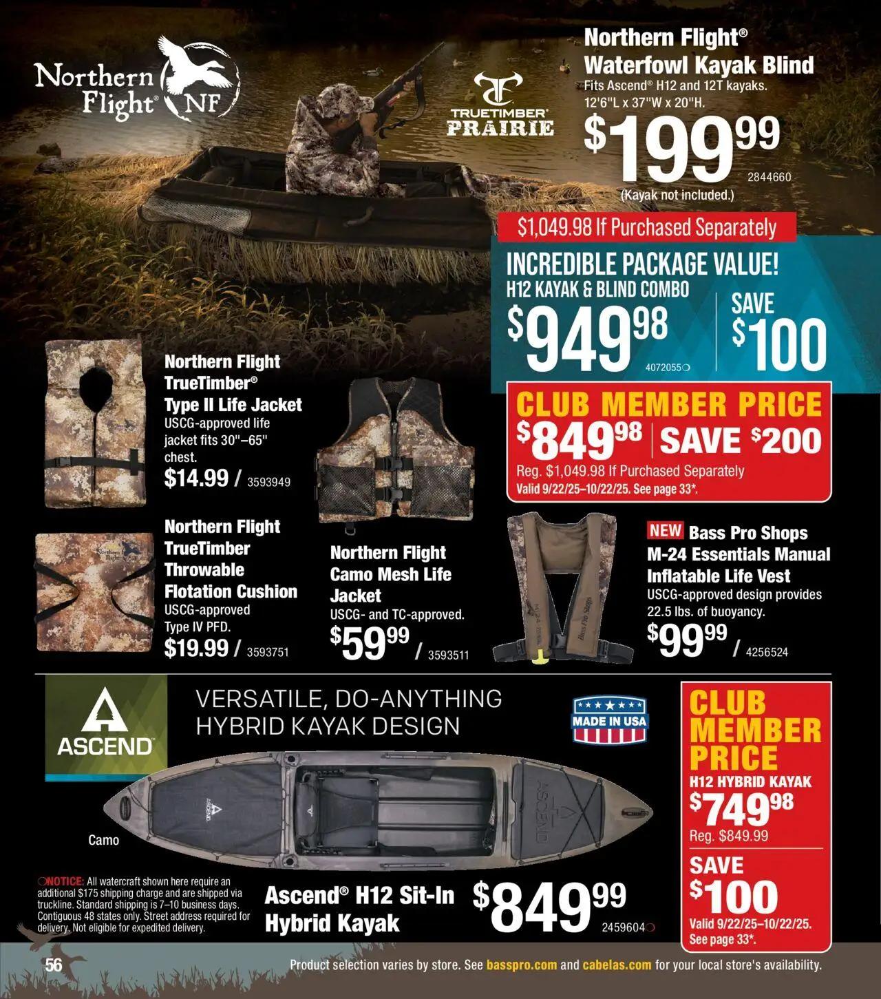 cabelas - Cabela's Waterfowl 25 - from Wednesday 10/01 2025 - page: 56