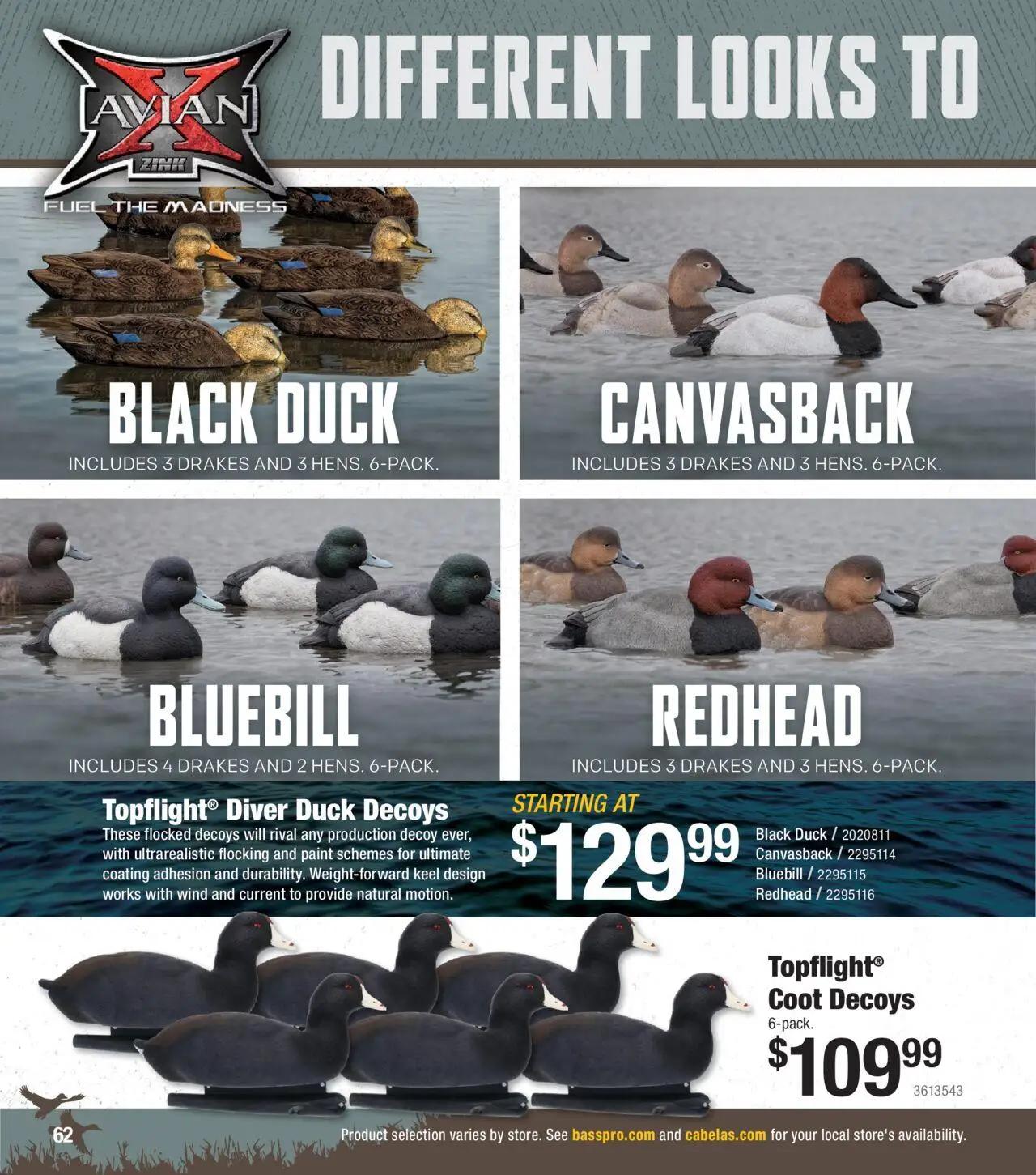 cabelas - Cabela's Waterfowl 25 - from Wednesday 10/01 2025 - page: 62