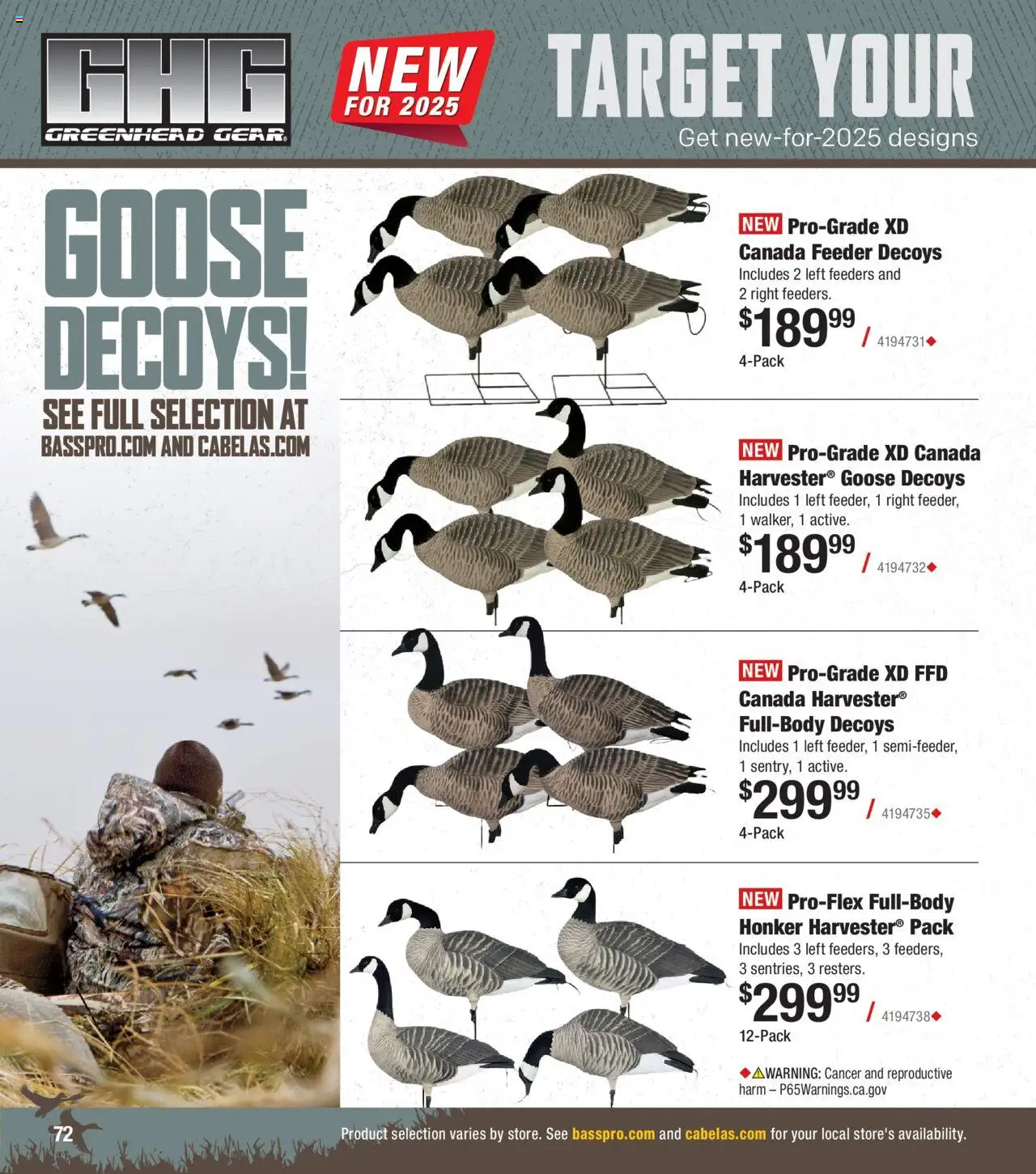 cabelas - Cabela's Waterfowl 25 - from Wednesday 10/01 2025 - page: 72