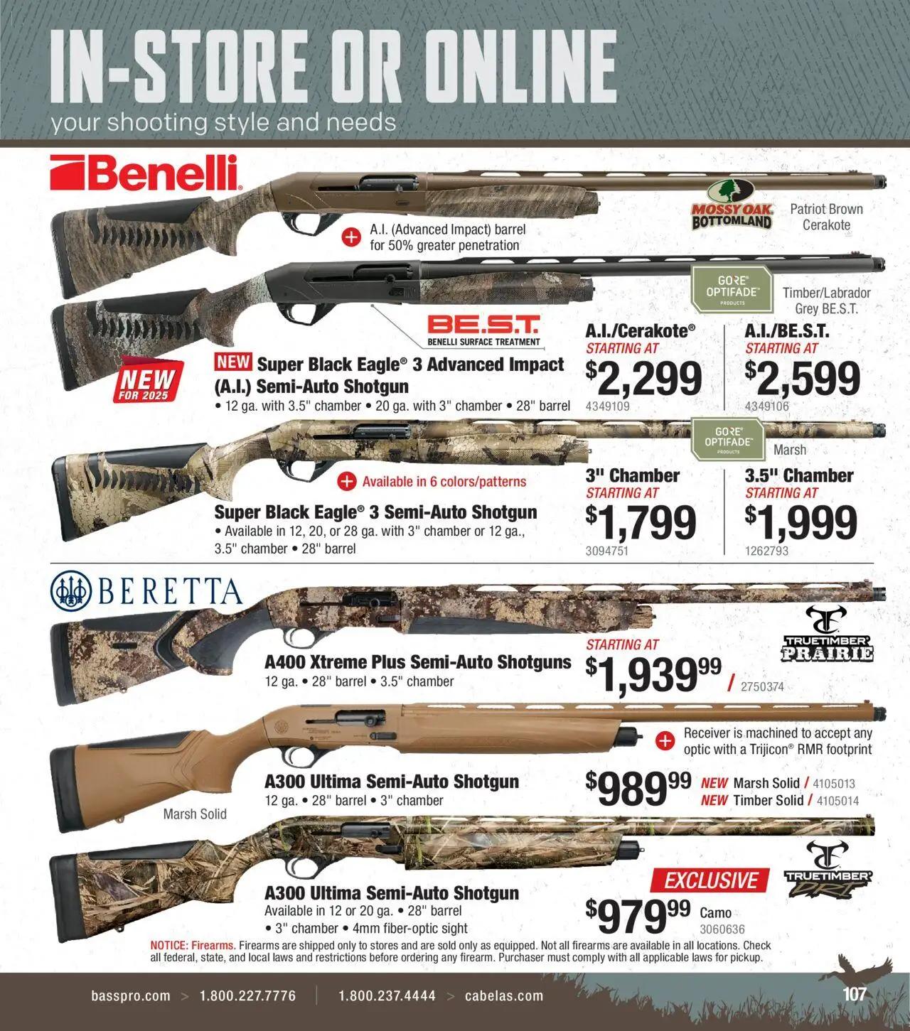 cabelas - Cabela's Waterfowl 25 - from Wednesday 10/01 2025 - page: 107