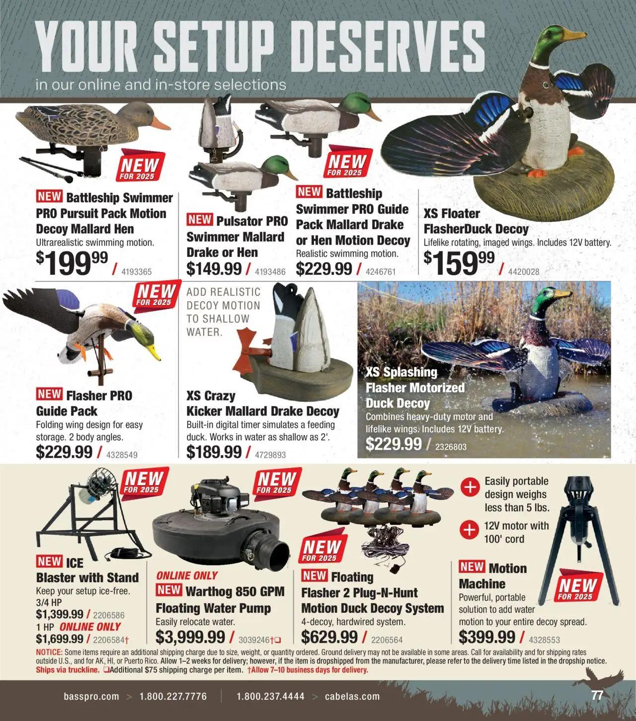 cabelas - Cabela's Waterfowl 25 - from Wednesday 10/01 2025 - page: 77