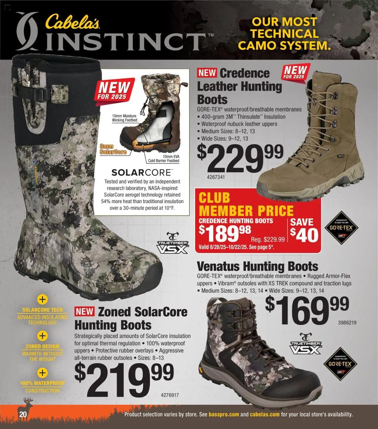 cabelas - Cabela's Deer Hunting 25 - from Wednesday 10/01 2025 - page: 20